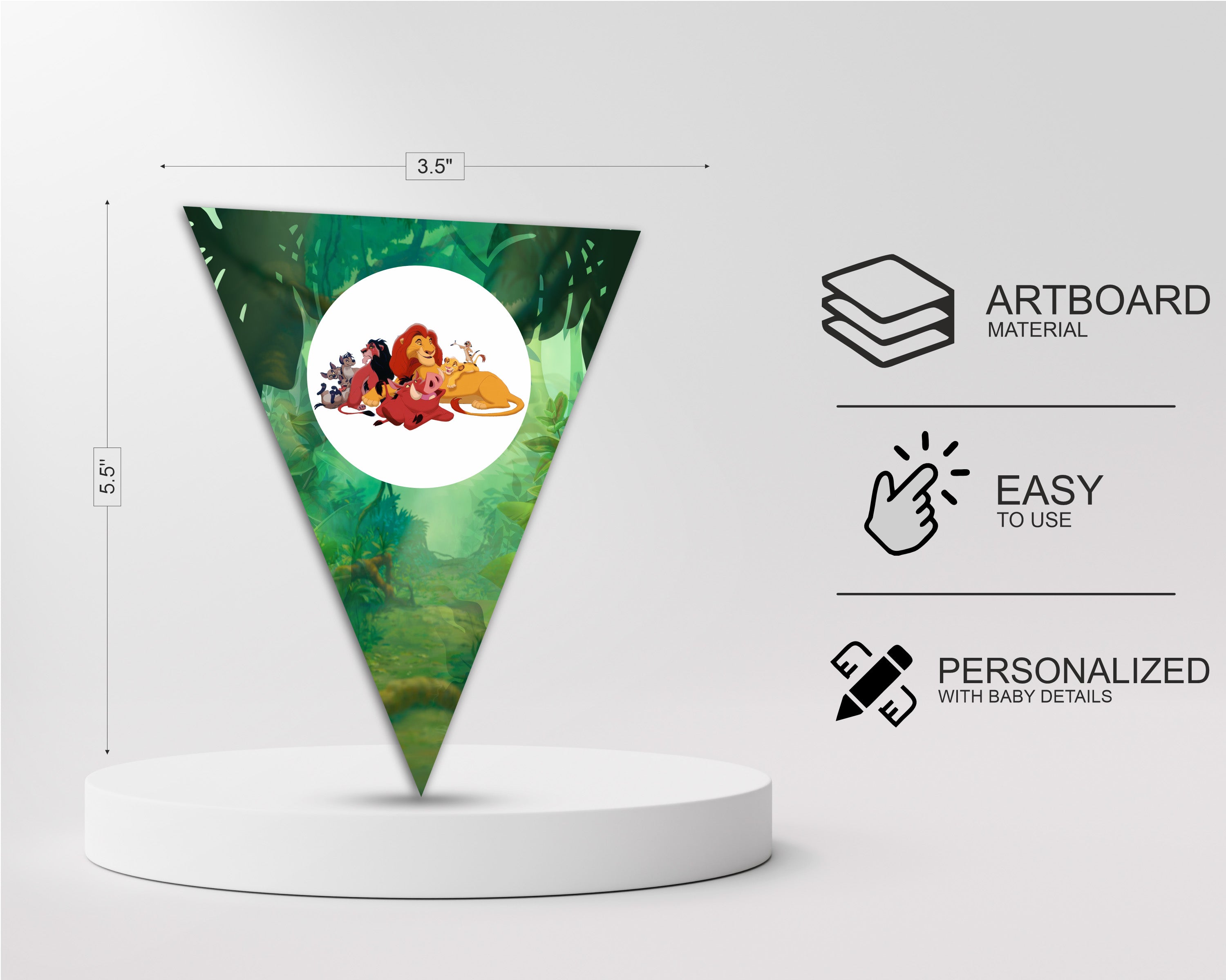 Lion King Theme Flag Hanging