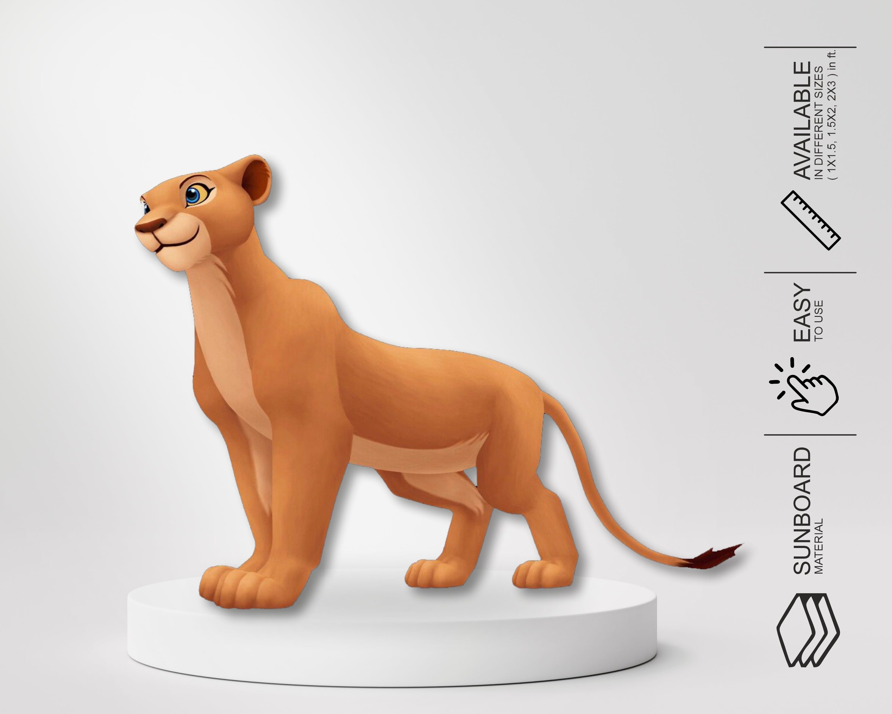Lion King Theme Nala Cutout