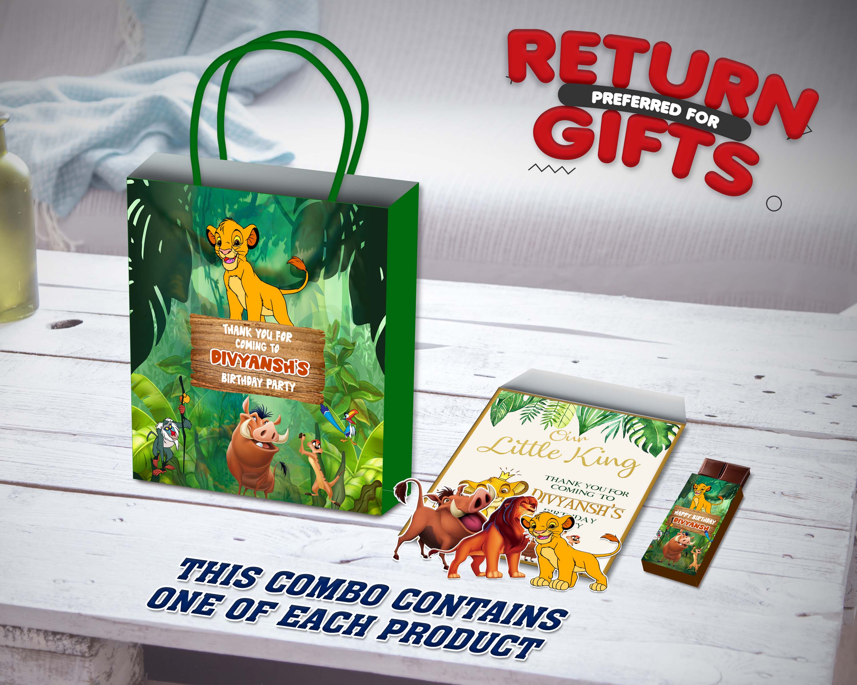 Lion King Theme Return Gift Combo