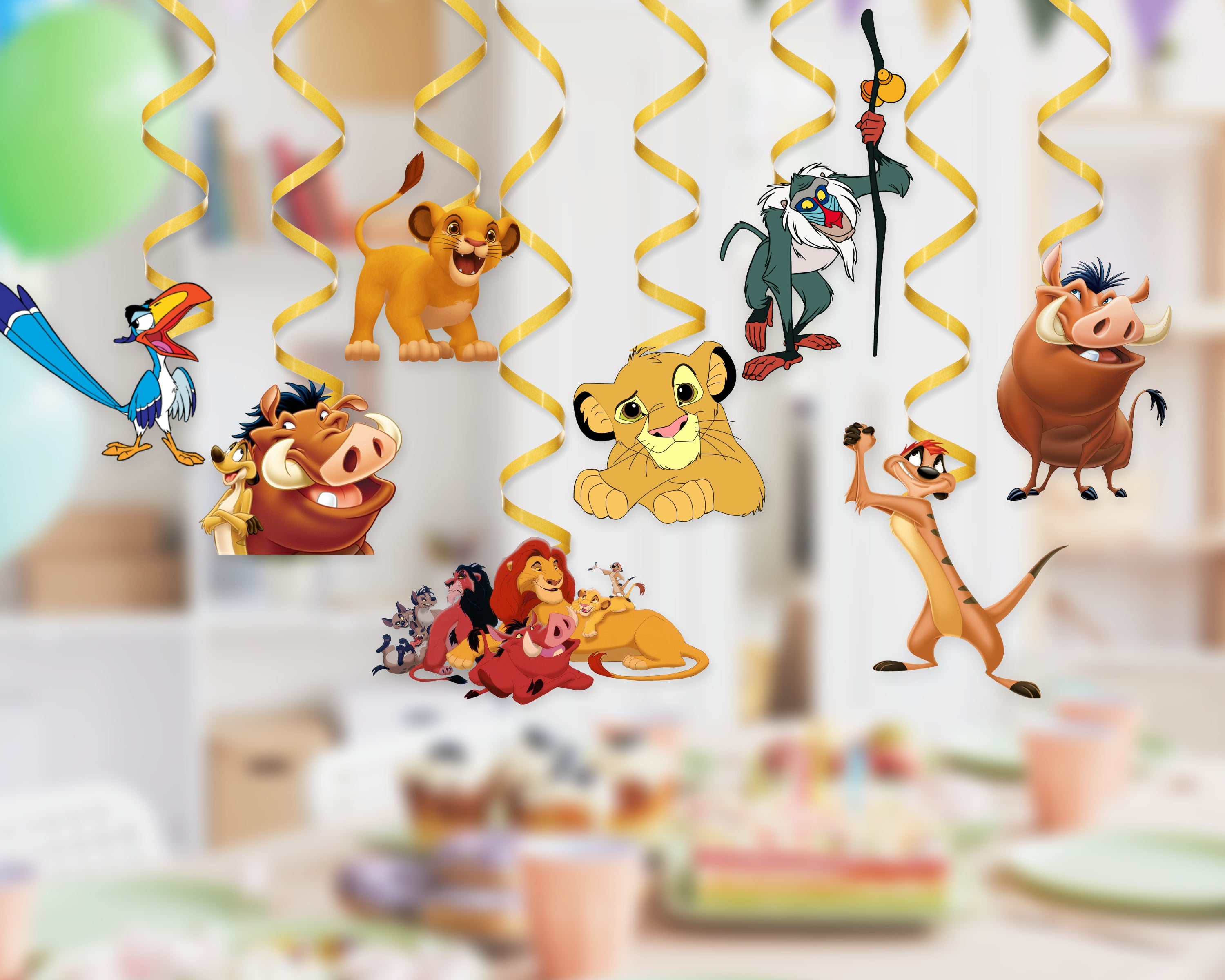 Lion King Theme Swirls