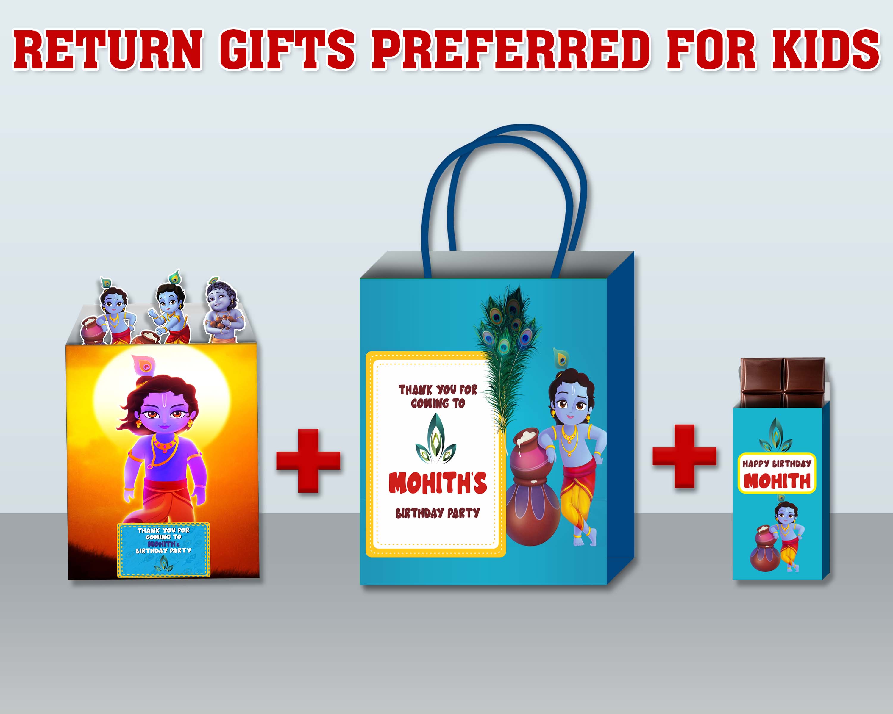 Little Krishna Theme Return Gift Combo