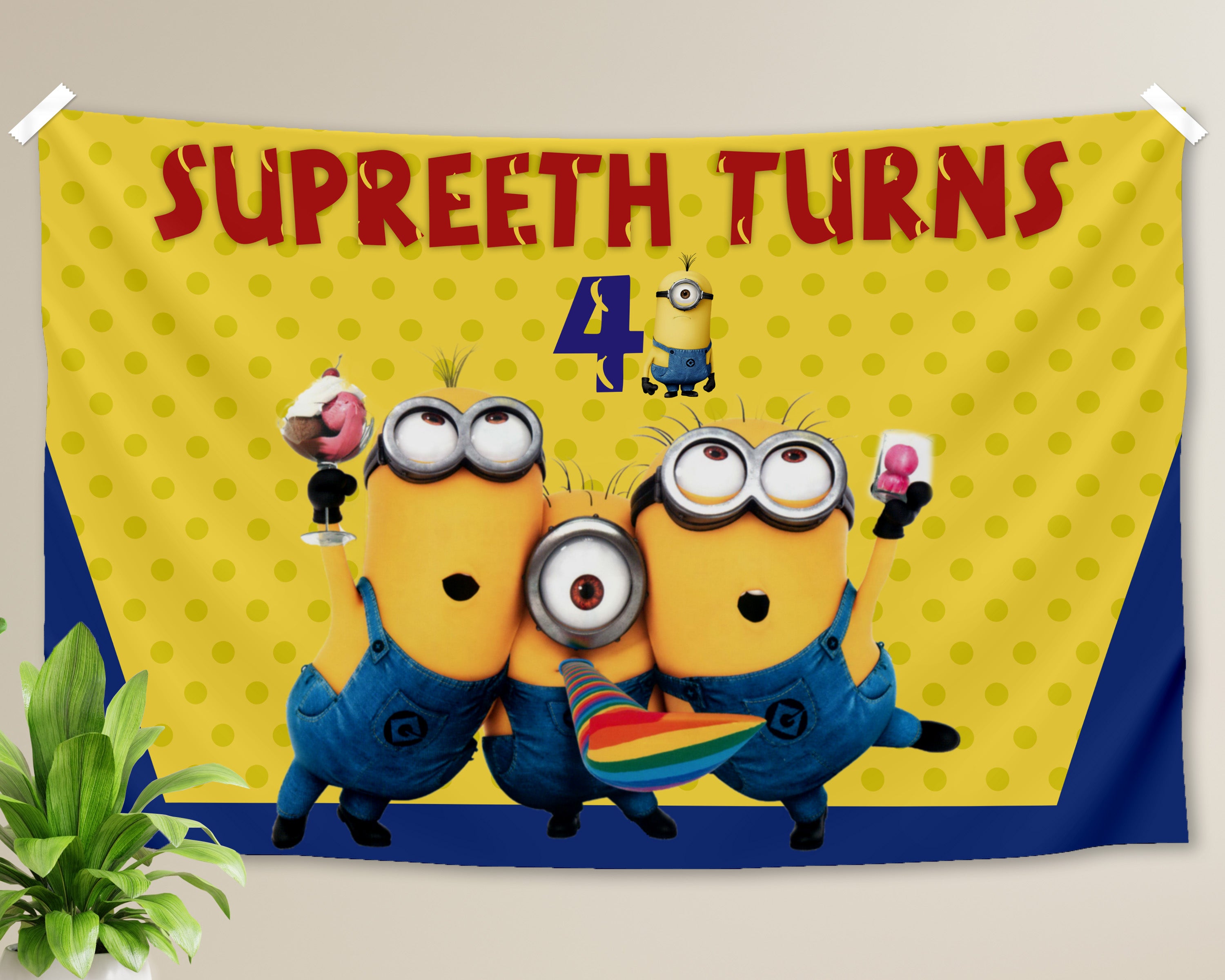 Minion Theme Backdrop