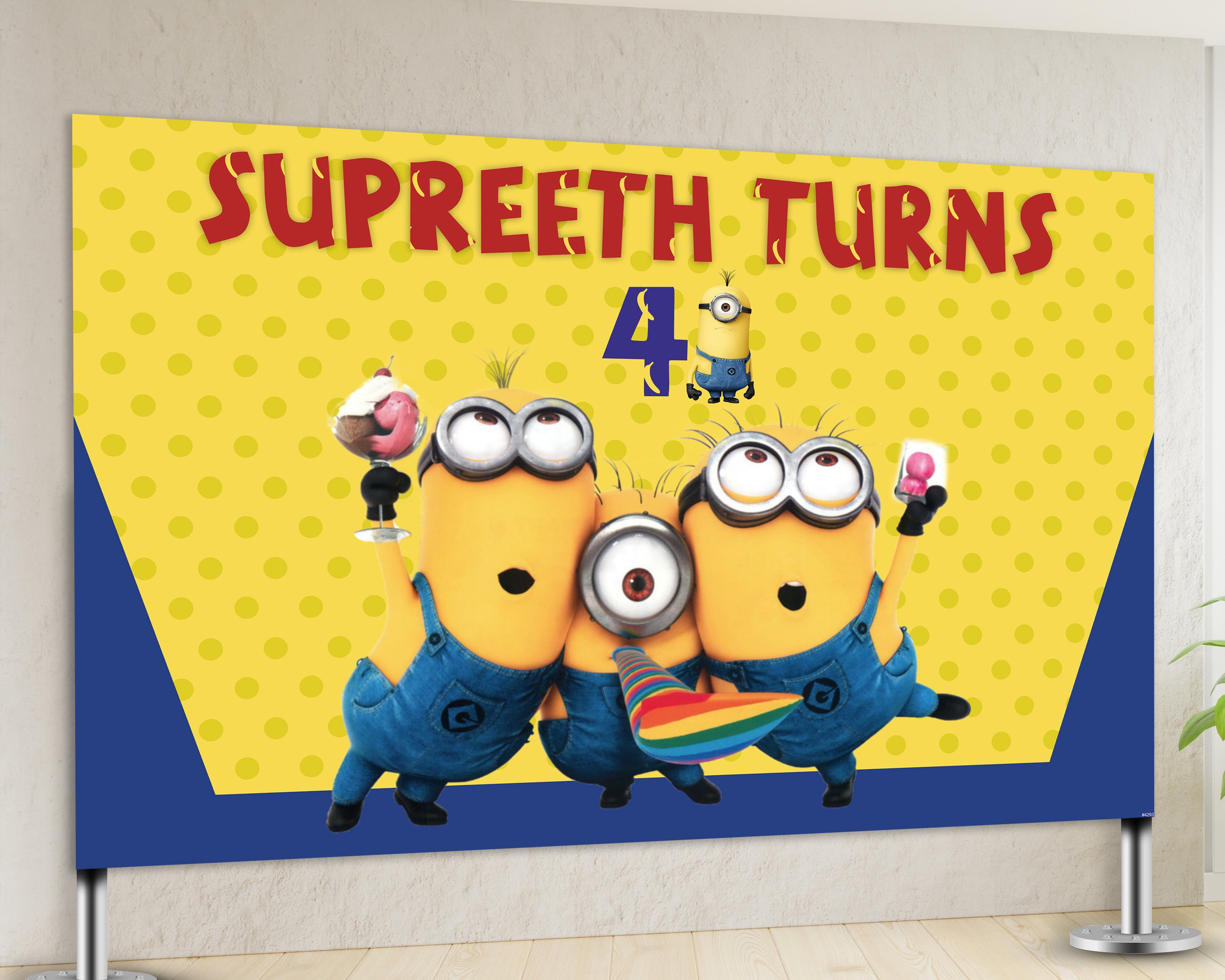 Minion Theme Backdrop