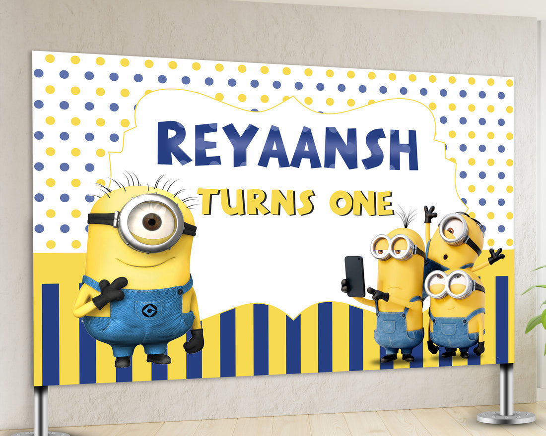 Minion Theme Customized Backdrop