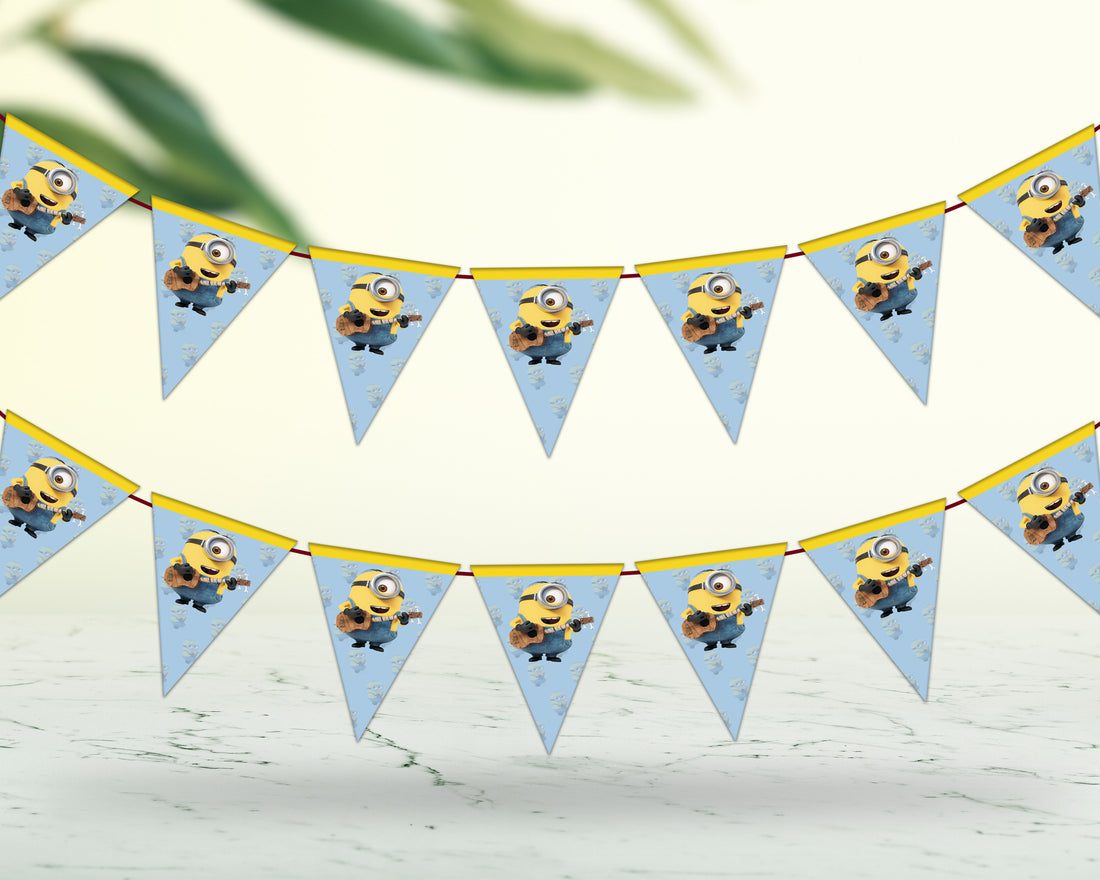 Minion Theme Customized Flag Hanging