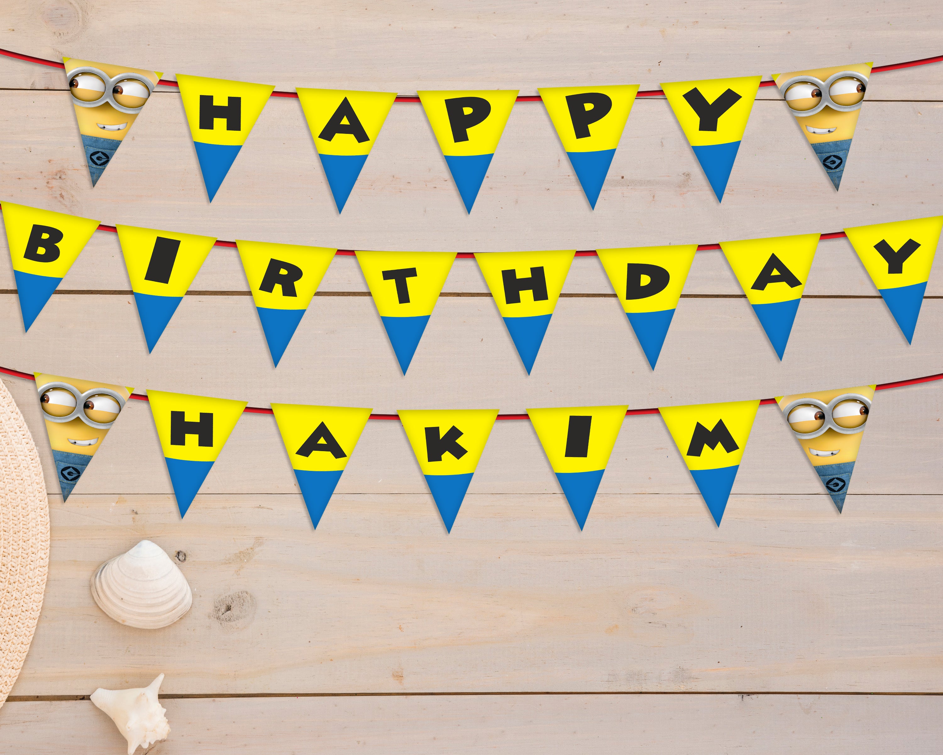 Minion Theme Customized Hanging