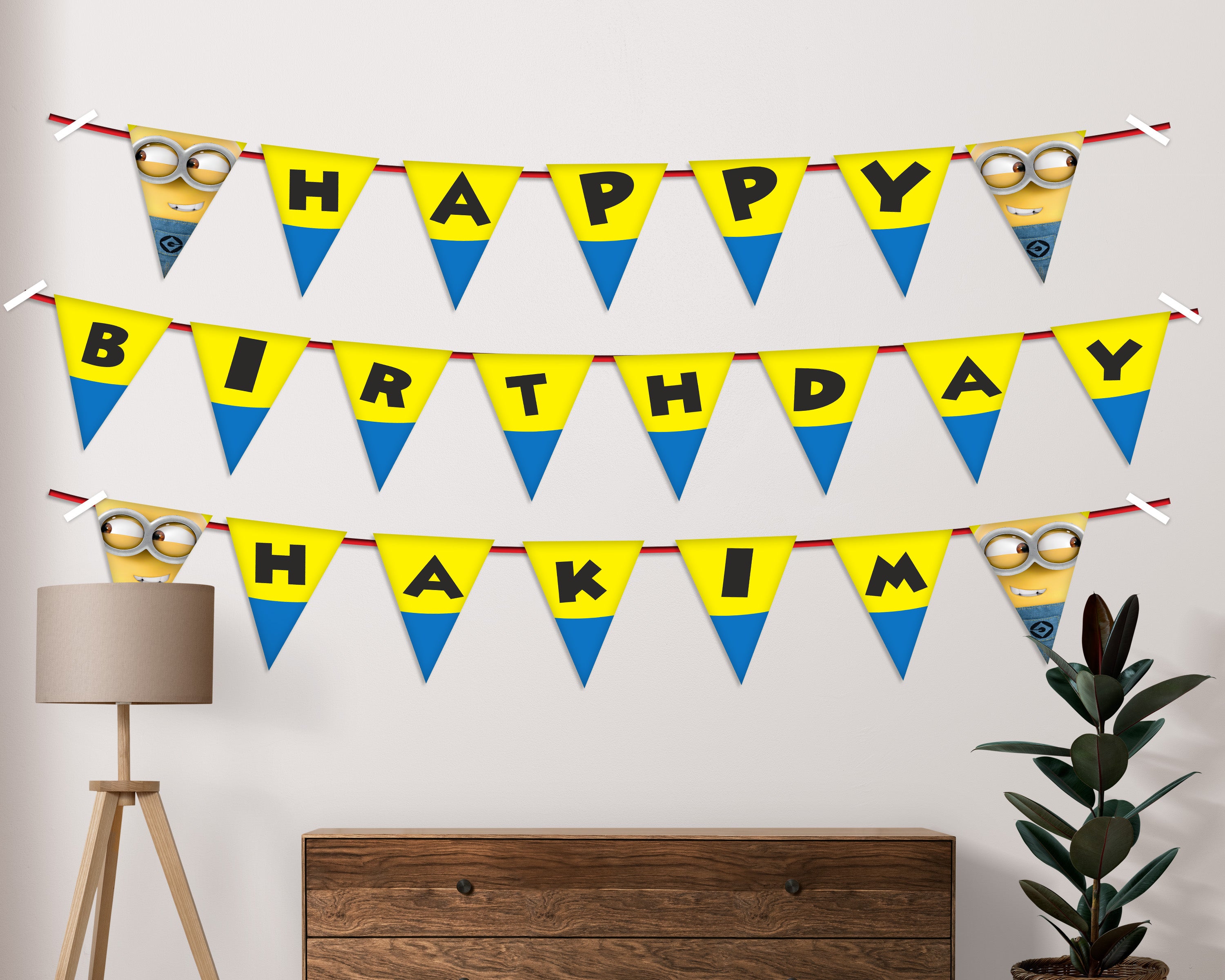 Minion Theme Customized Hanging
