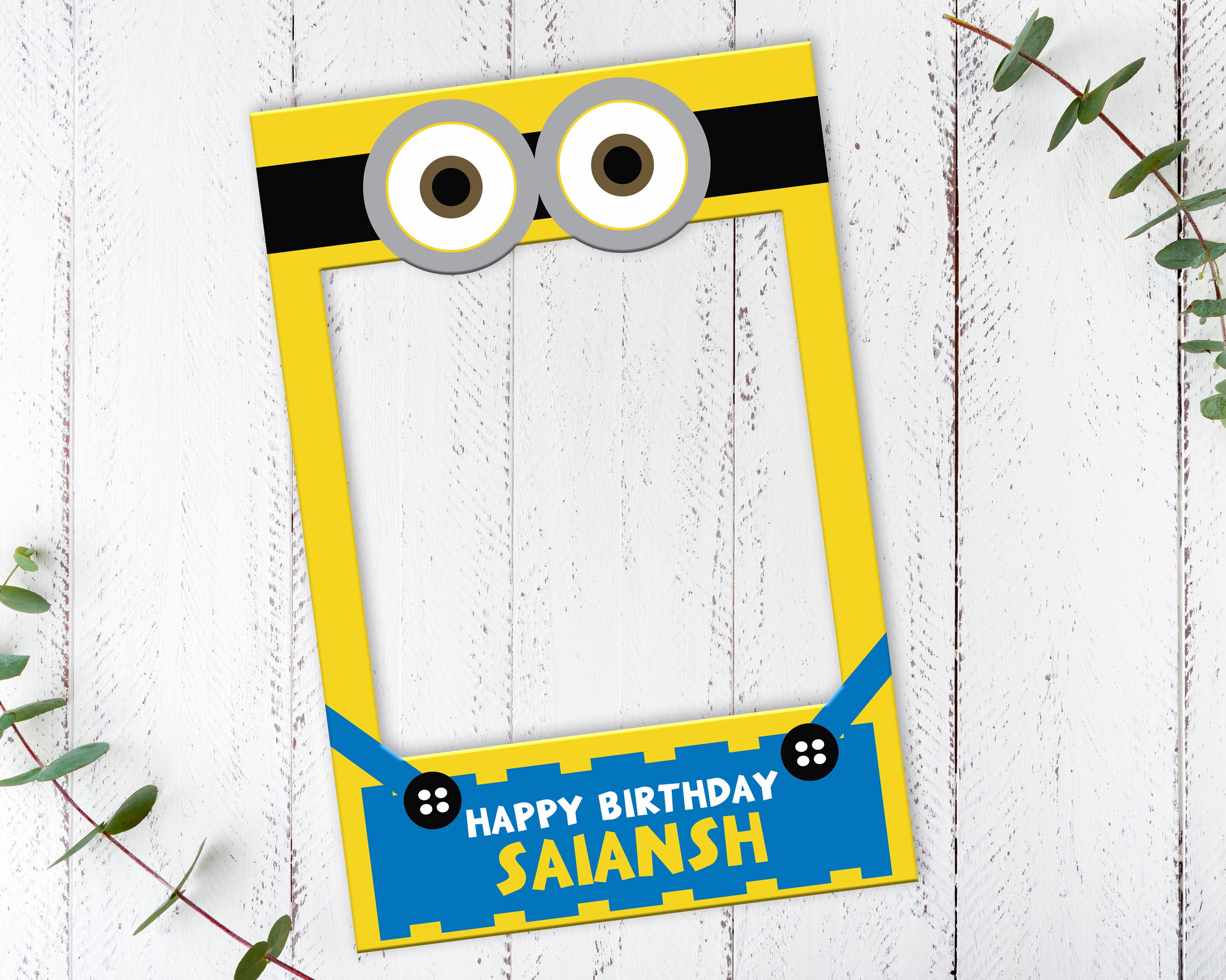 Minion Theme Customized Photobooth