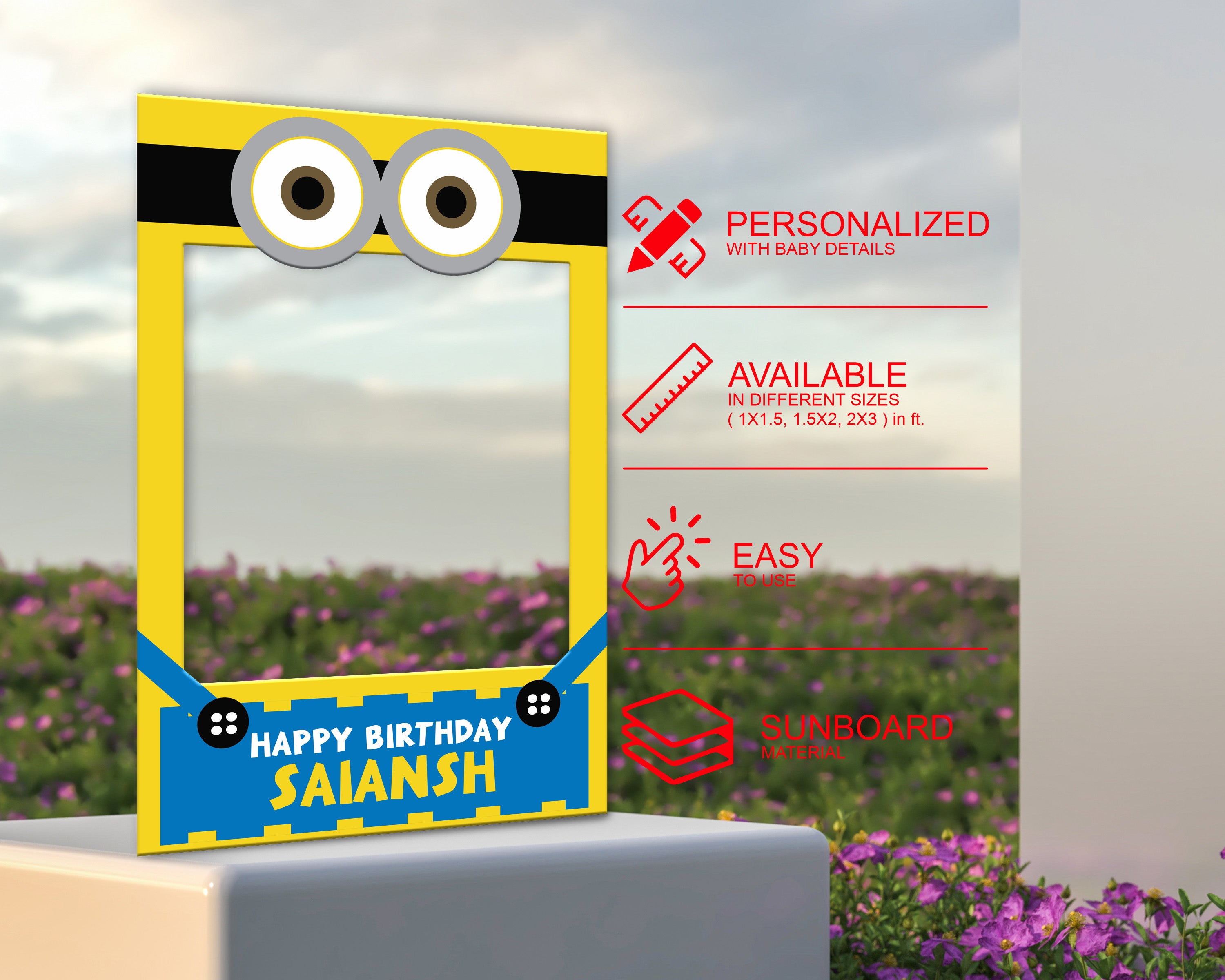 Minion Theme Customized Photobooth