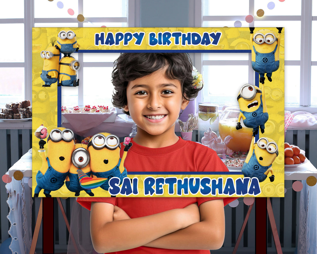 Minion Theme Personalized Photobooth