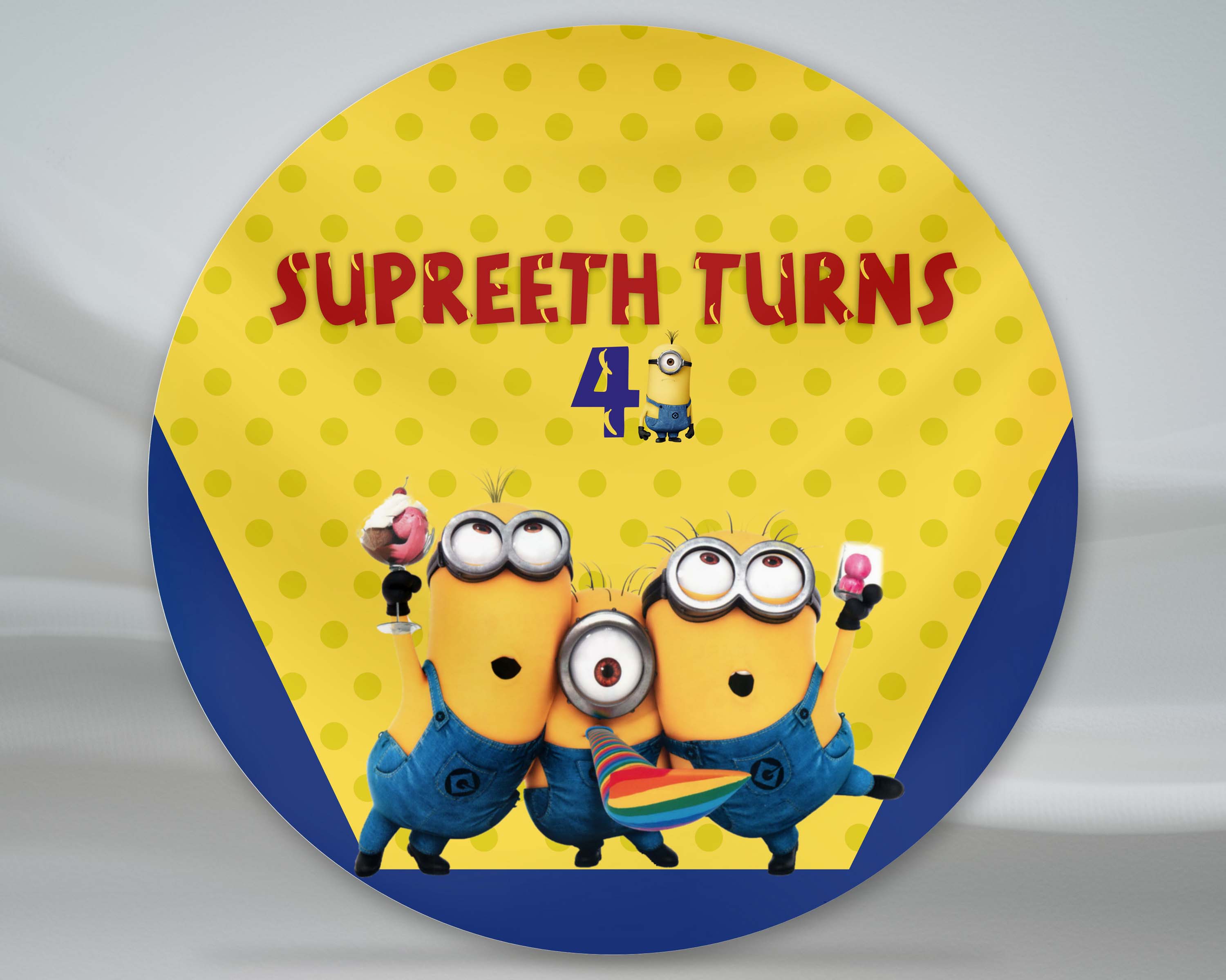 Minion Theme Backdrop