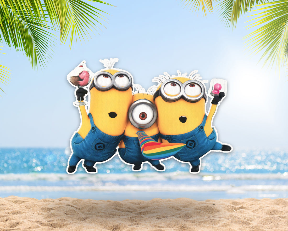 Minion Theme Triple Cutout