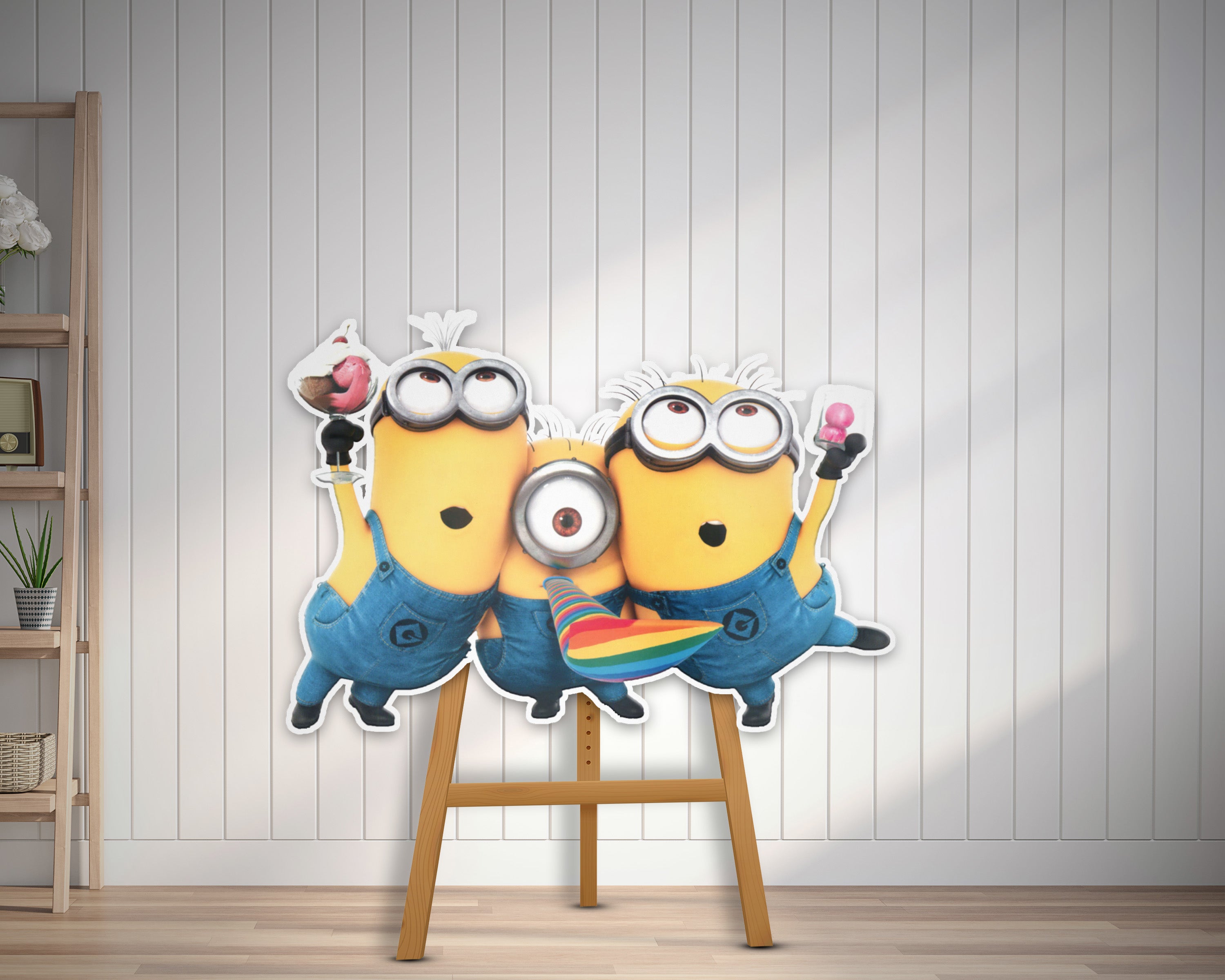 Minion Theme Triple Cutout