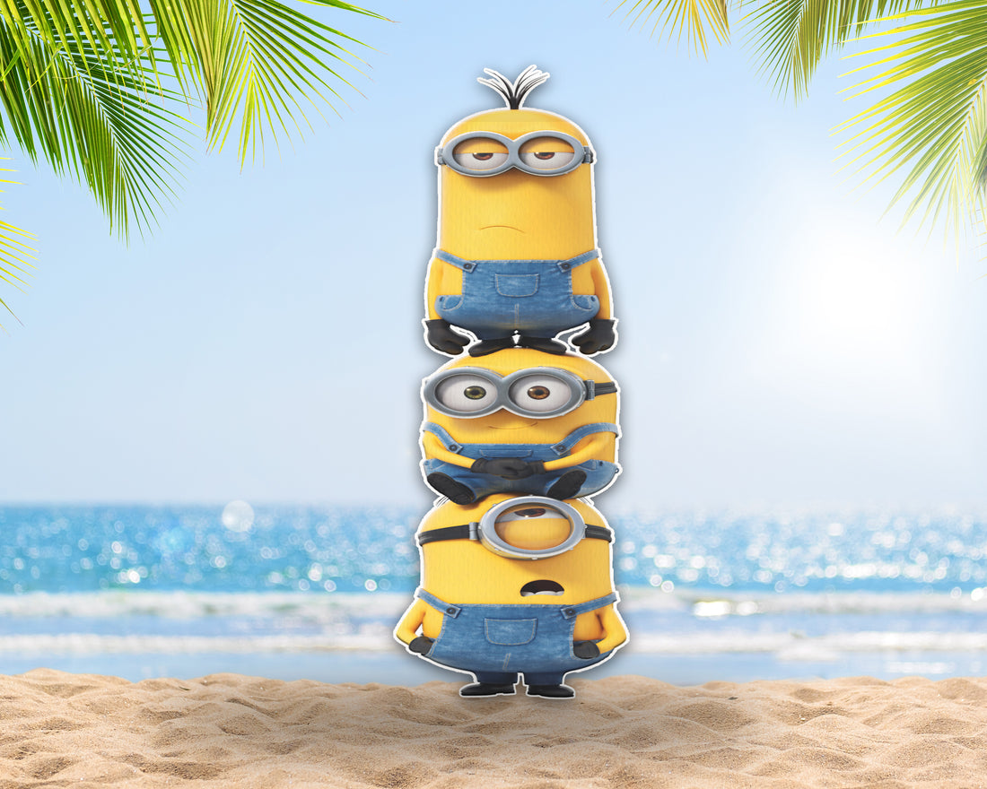 Minion Theme Triple Decker Cutout