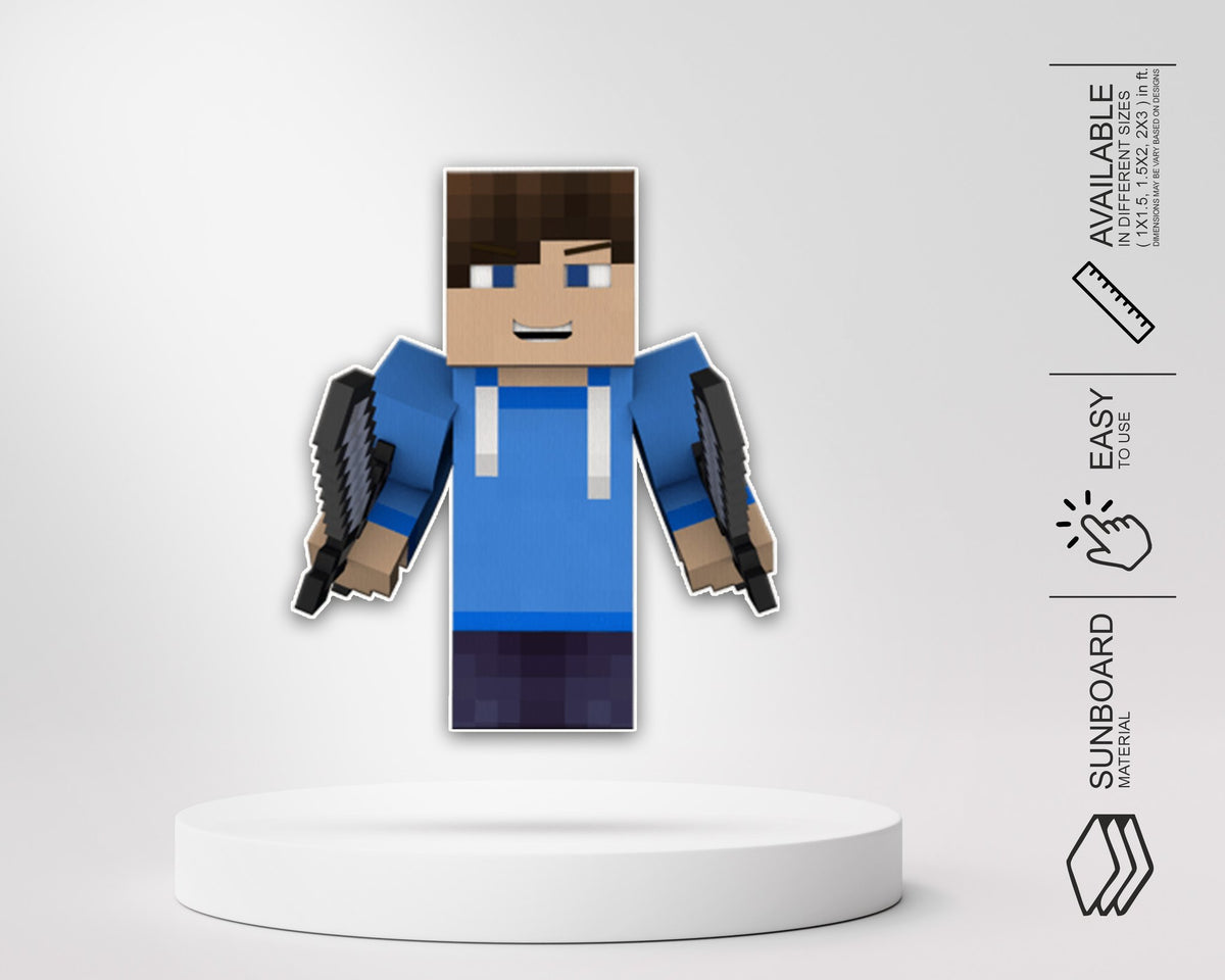 Minecraft Theme Cutout MIN-02