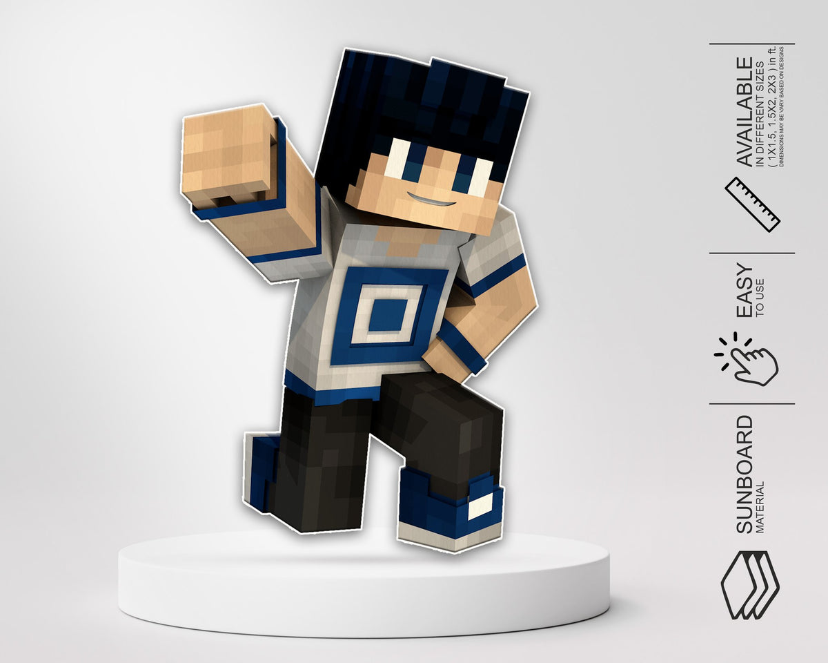 Minecraft Theme Cutout MIN-06