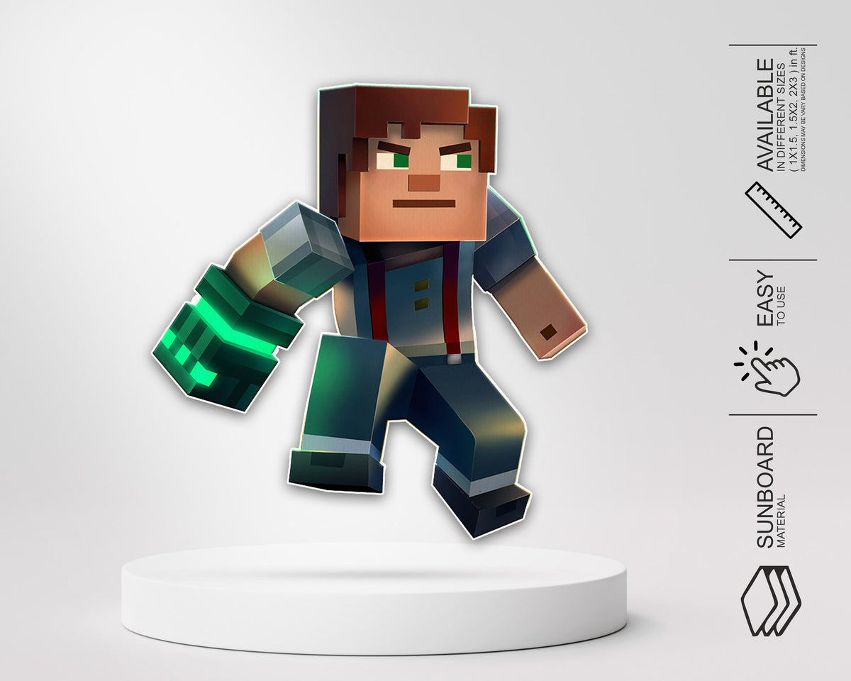 Minecraft Theme Cutout MIN-09