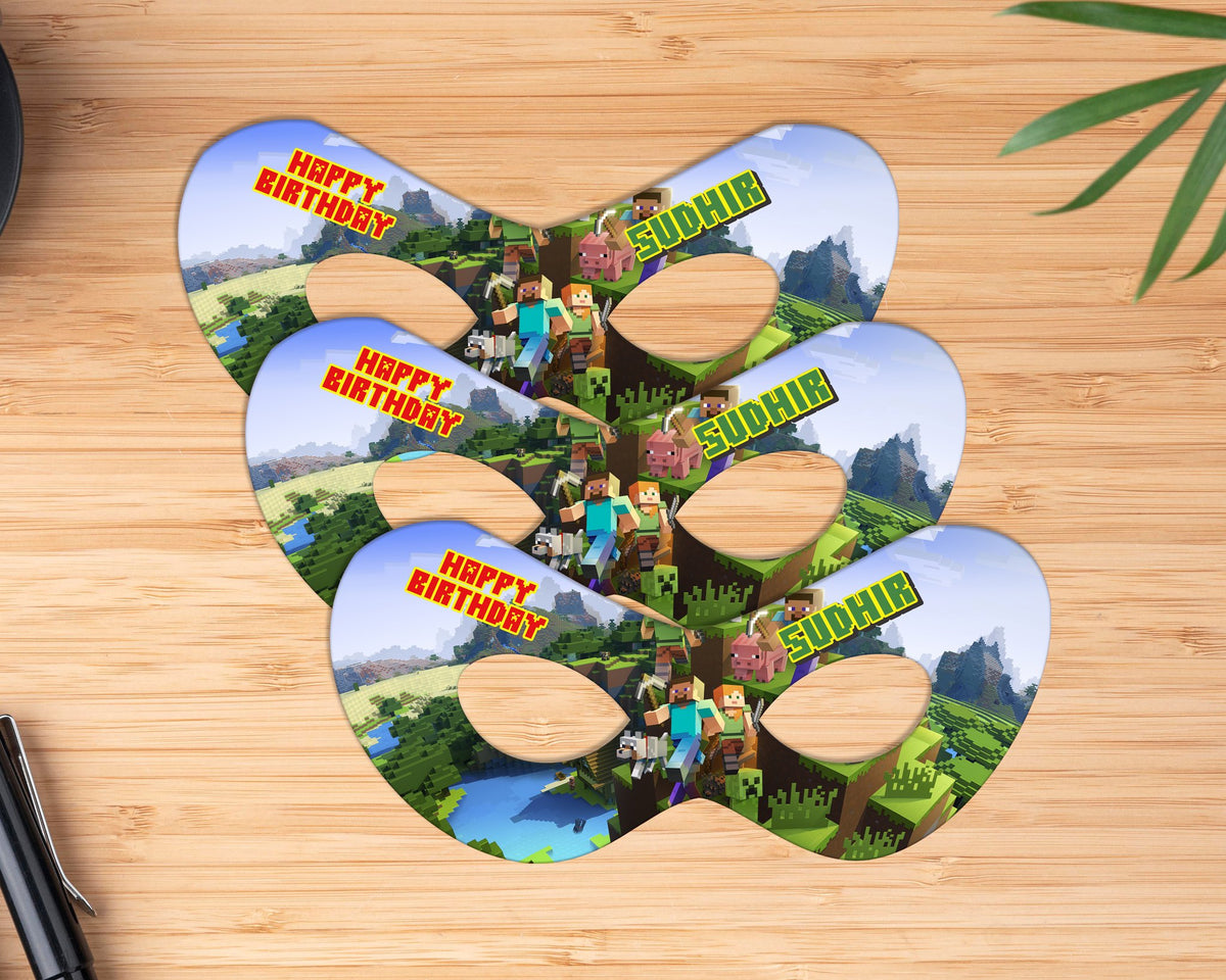 Minecraft Theme Eye Mask