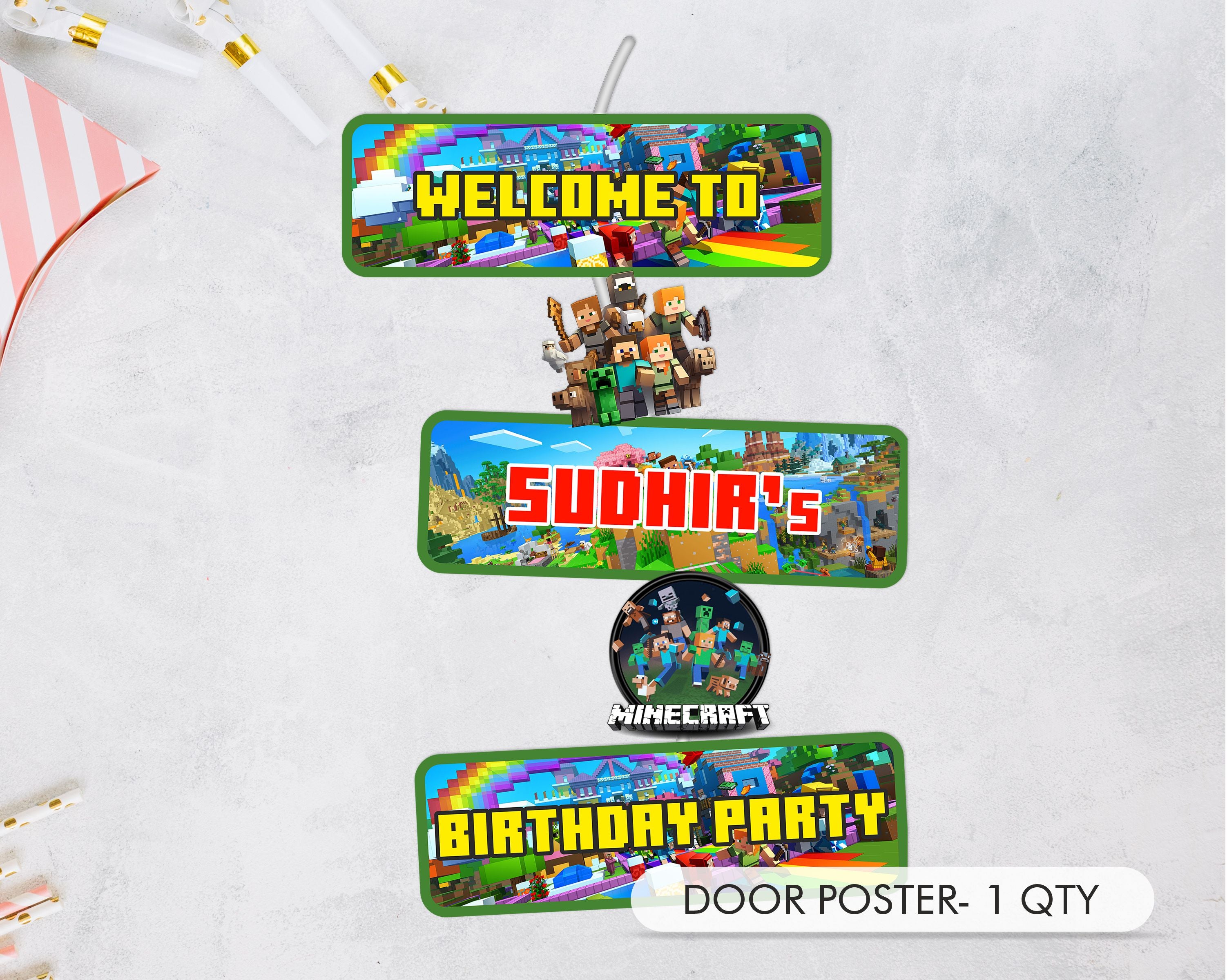 Mine Craft Theme Premium Kit