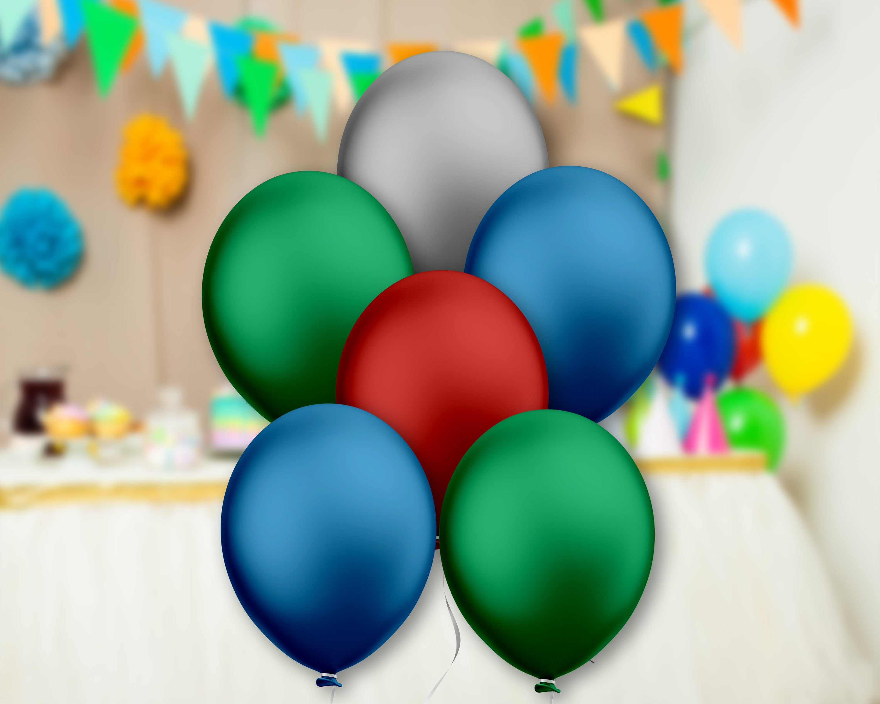 Paw Patrol Theme Colour 30 Pcs Balloons