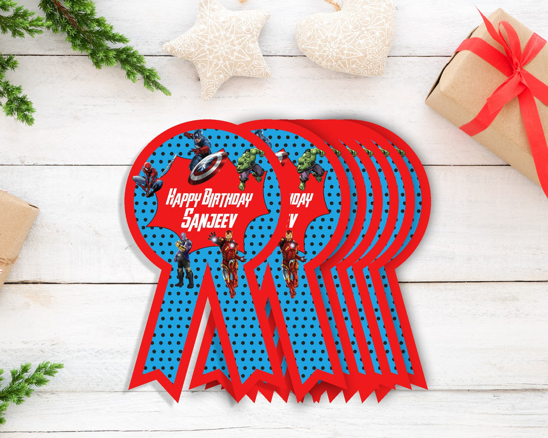 Avengers Theme Badges