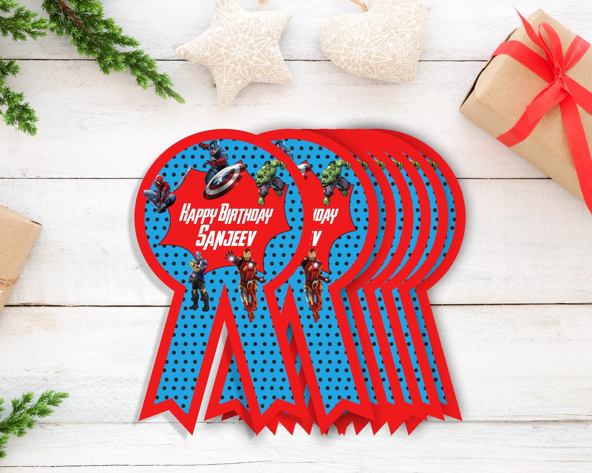 Avengers Theme Badges