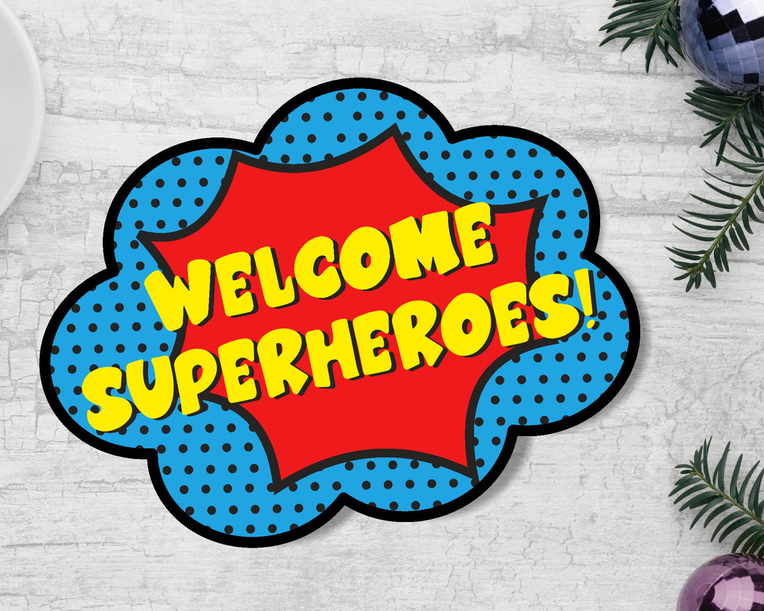 Avengers Theme customized Welcome Board