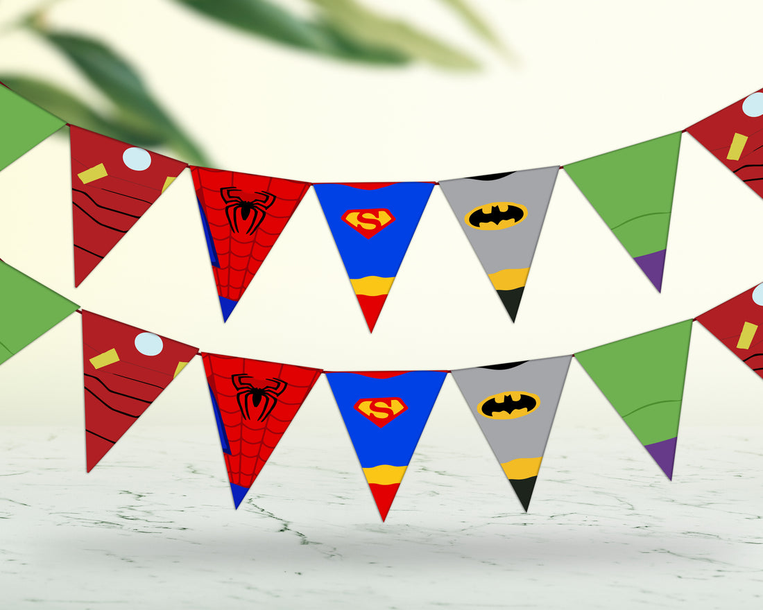 Avengers Theme Flag Hanging