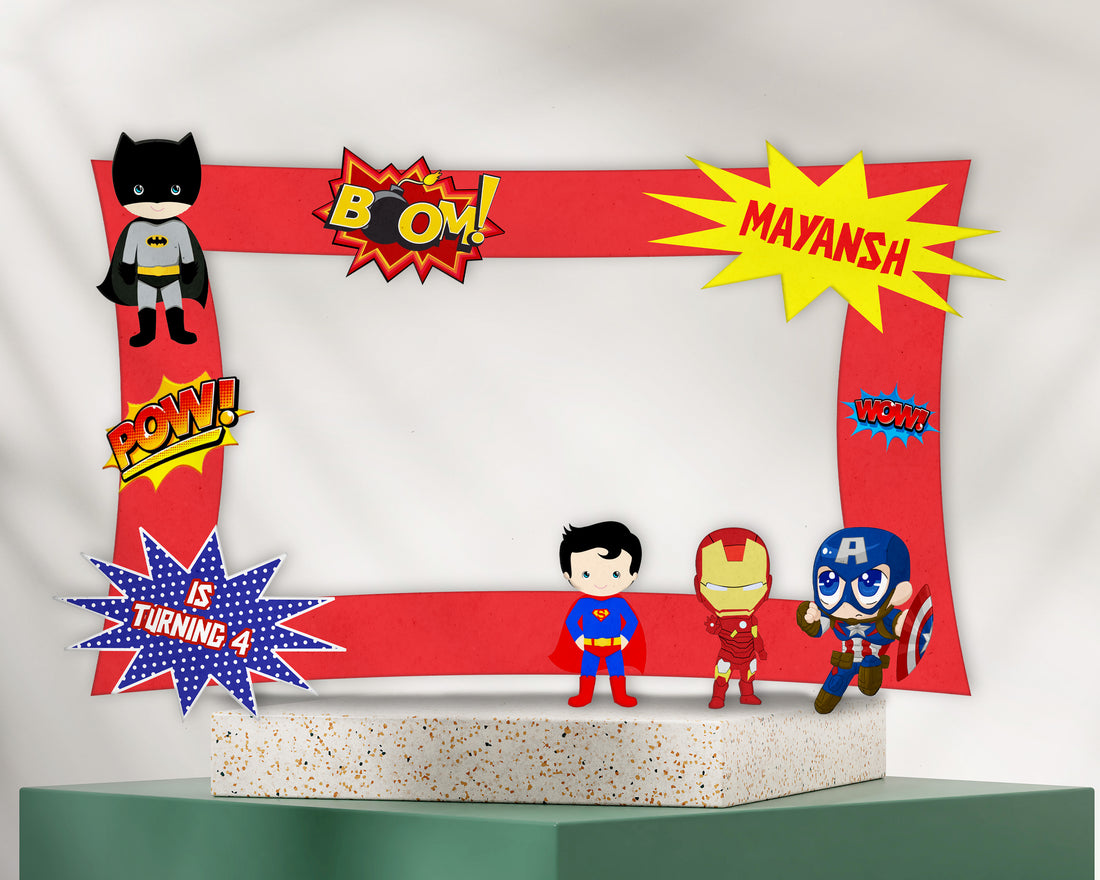 Avengers Theme Personalized Photobooth