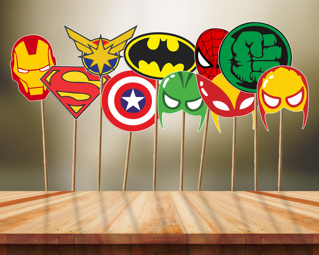 Avengers Theme Personalized Props