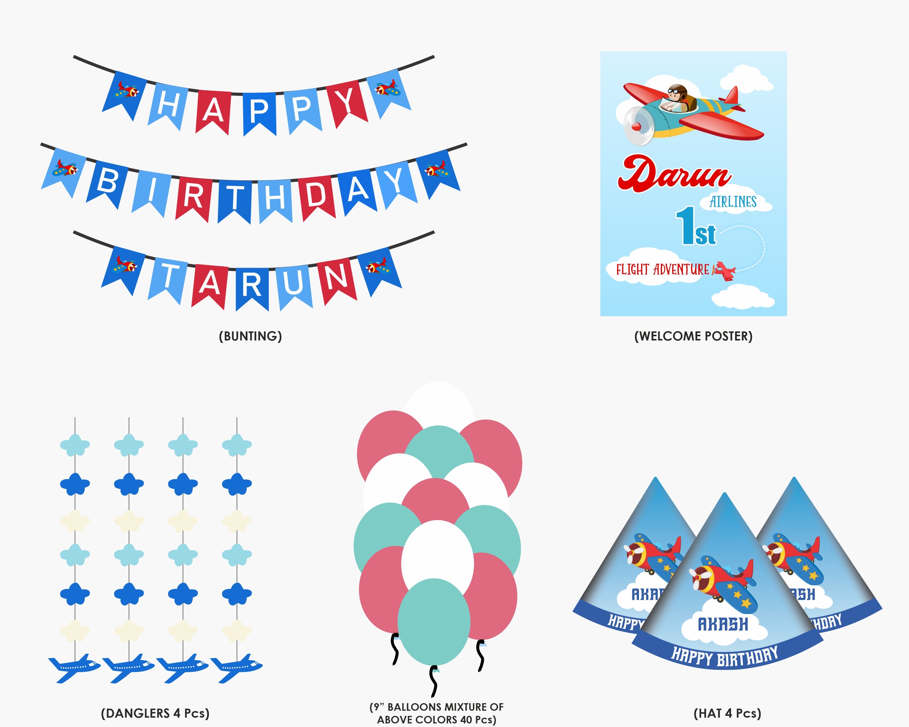 Aeroplane Theme Heritage Kit