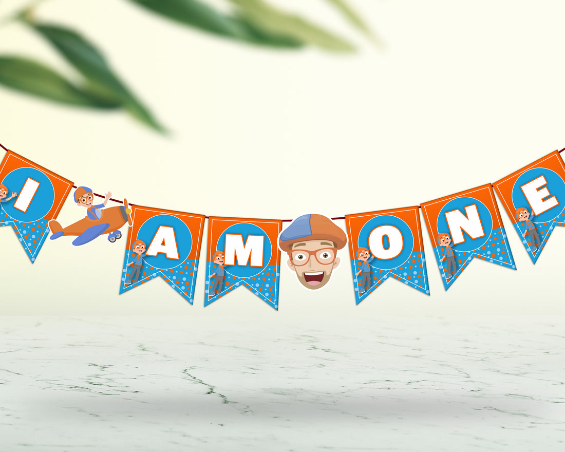 Blippi Theme Age Hanging