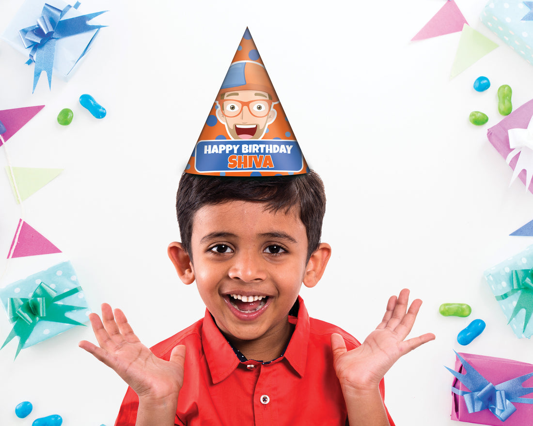 Blippi Theme Customized Hat