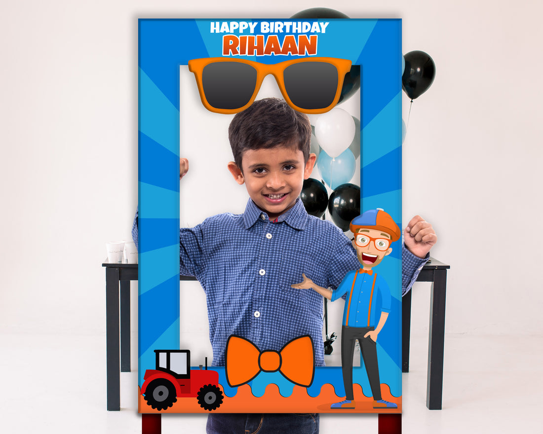 Blippi Theme Customized PhotoBooth