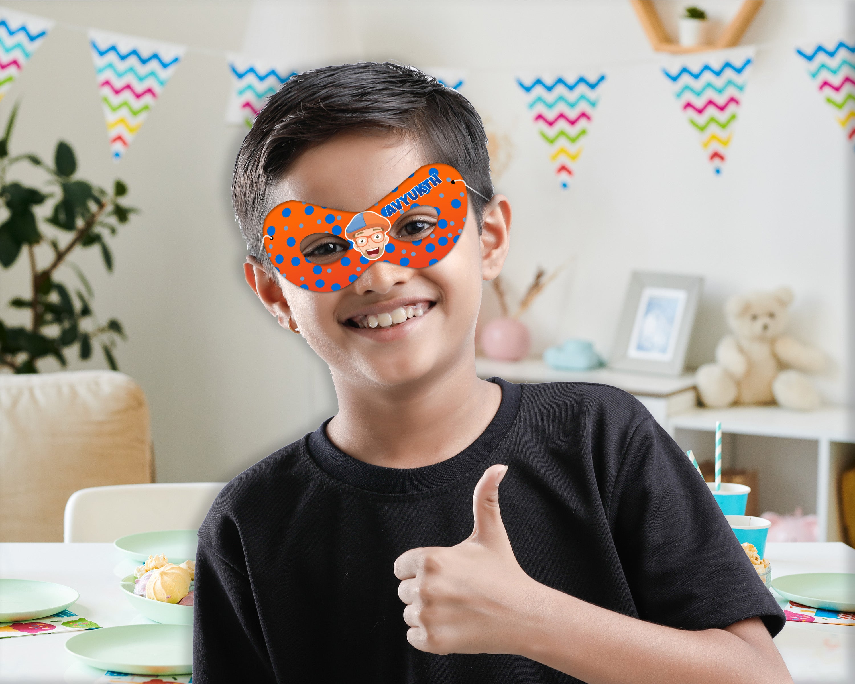Blippi Theme Eye Mask