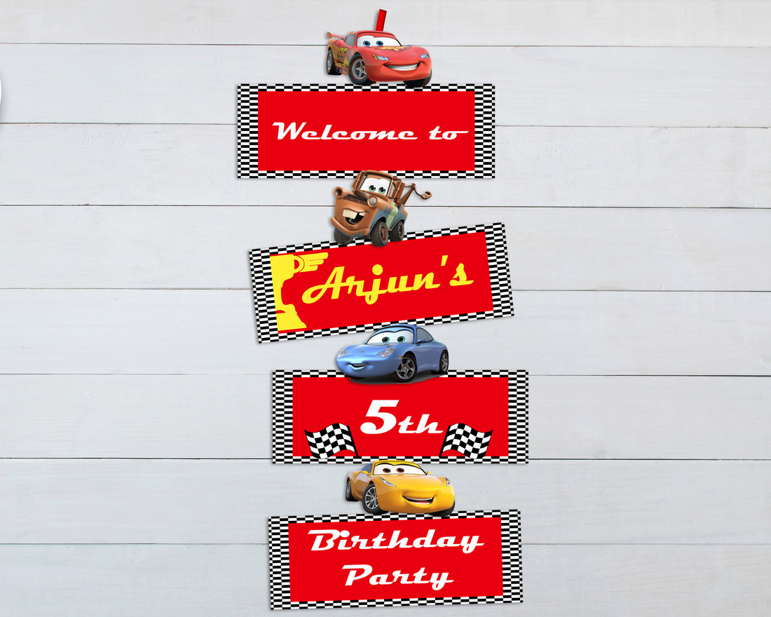 Car Theme Door Poster