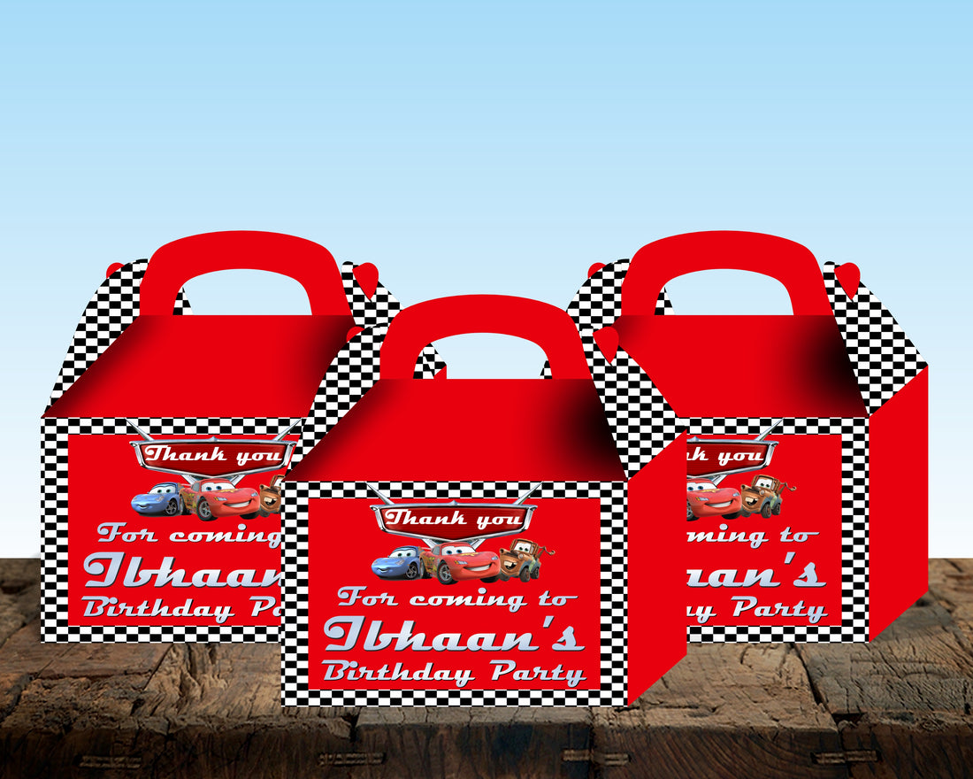 Car Theme Return GIft Goodie Boxes