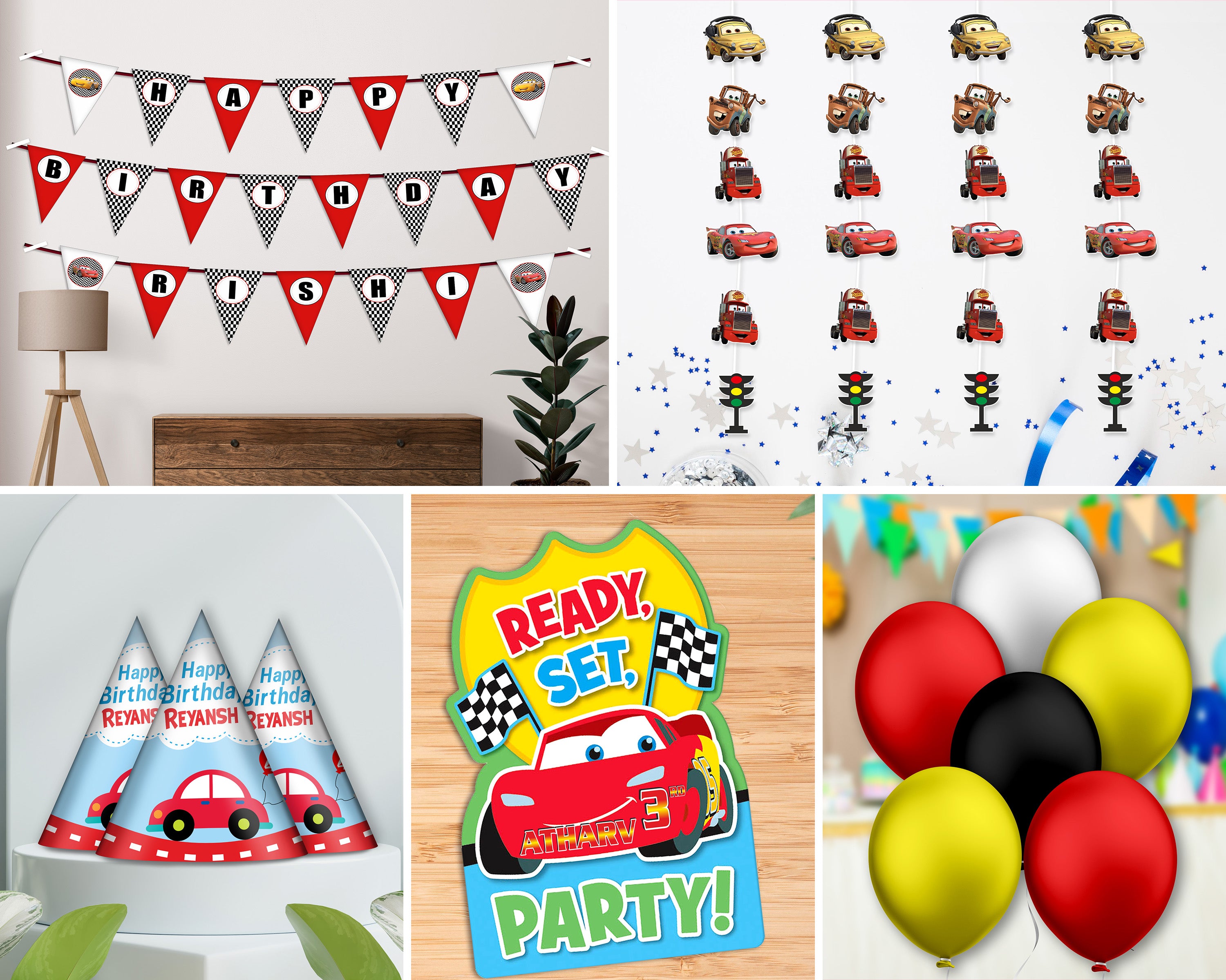 Car Theme Heritage Kit - image 1 of 6 | Party Supplies India