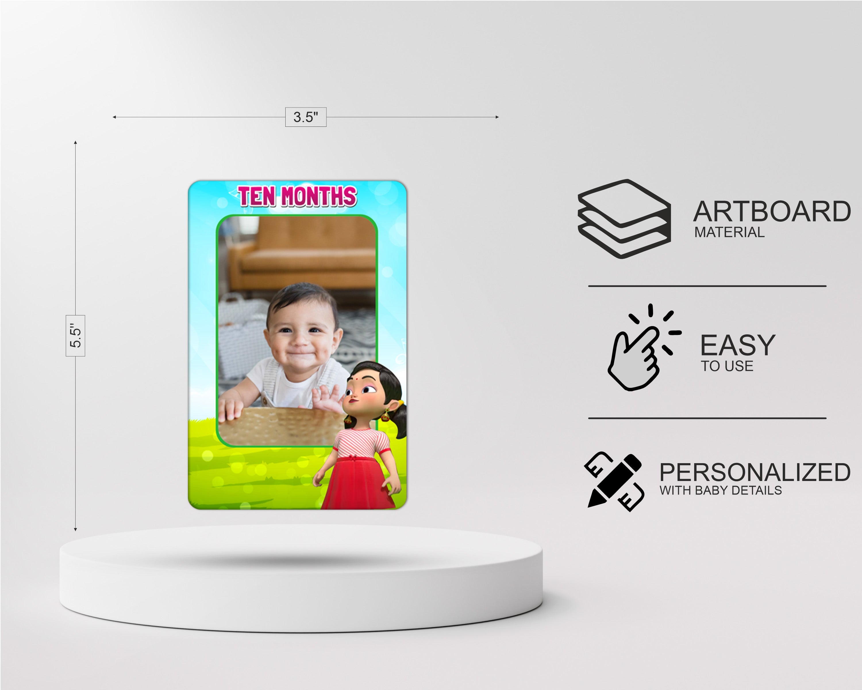 Chutti Kannamma 12 Months Photo Banner