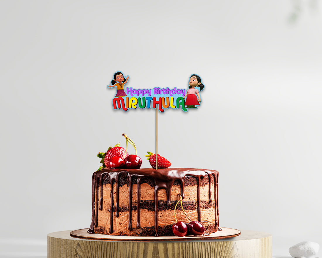 PSI Chutti Kannamma Theme Cake Topper