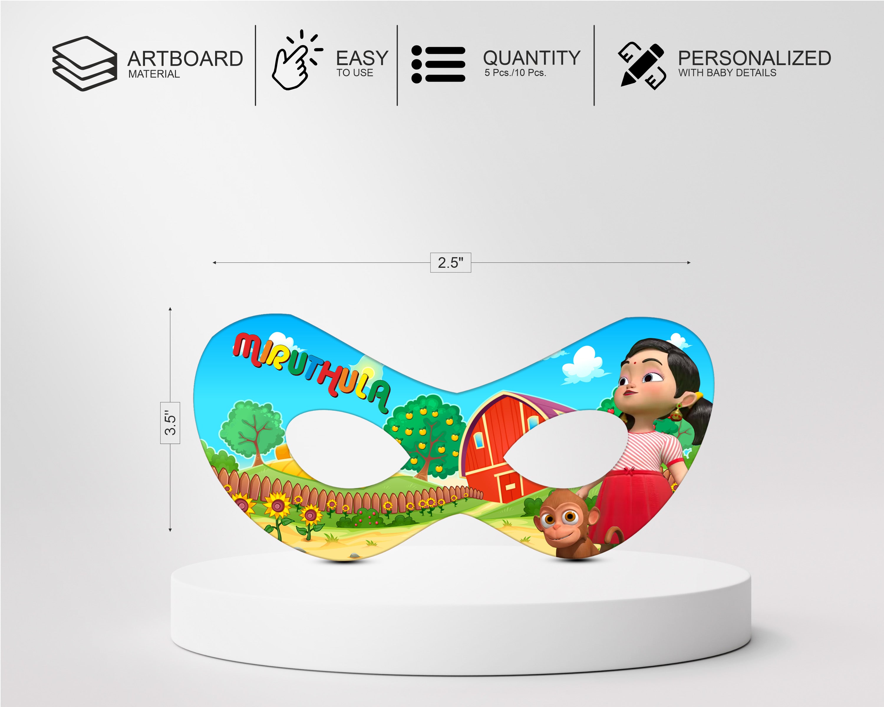 Chutti Kannamma Theme Eye Mask