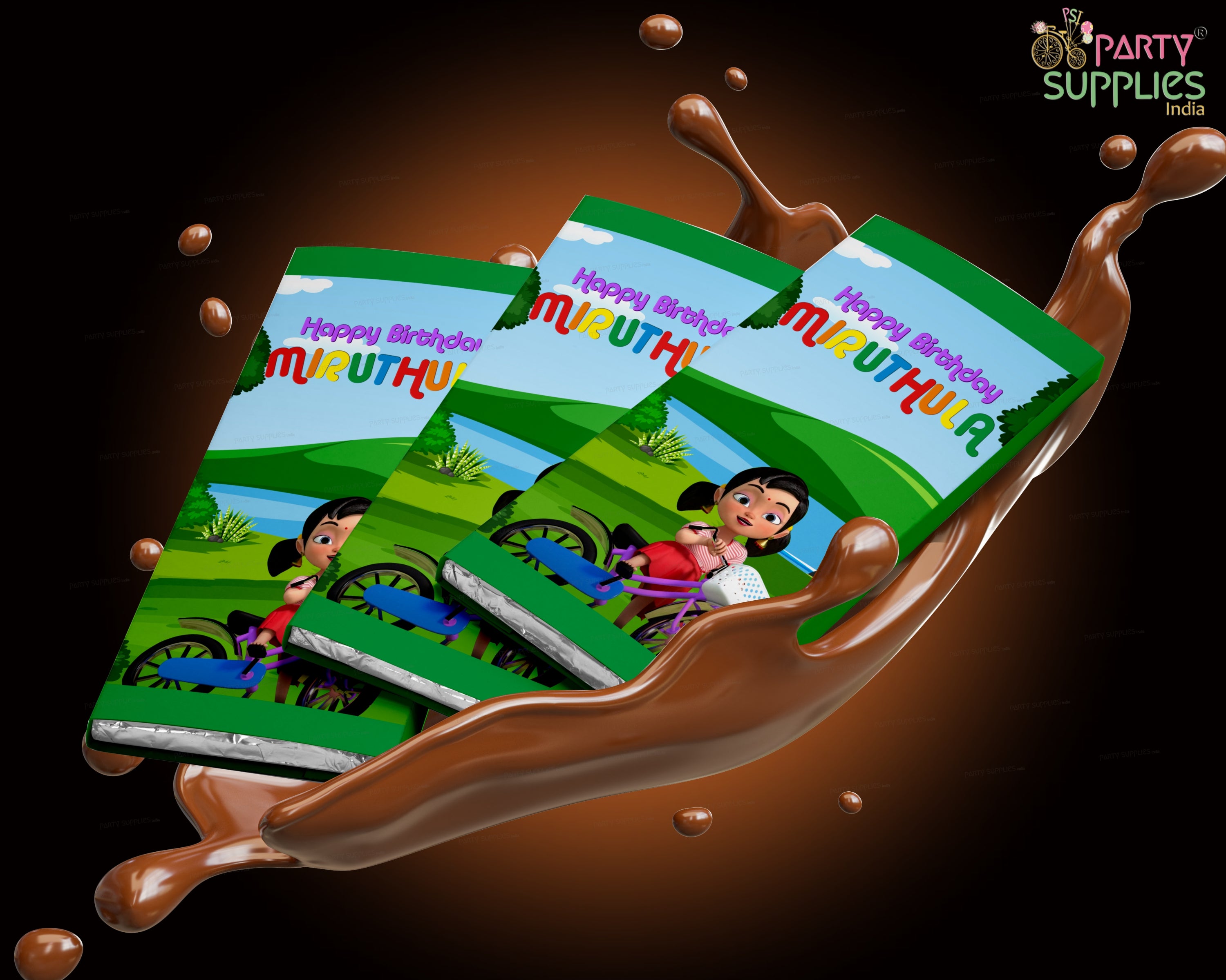 Chutti Kannamma Theme Home Made Chocolate Return Gifts