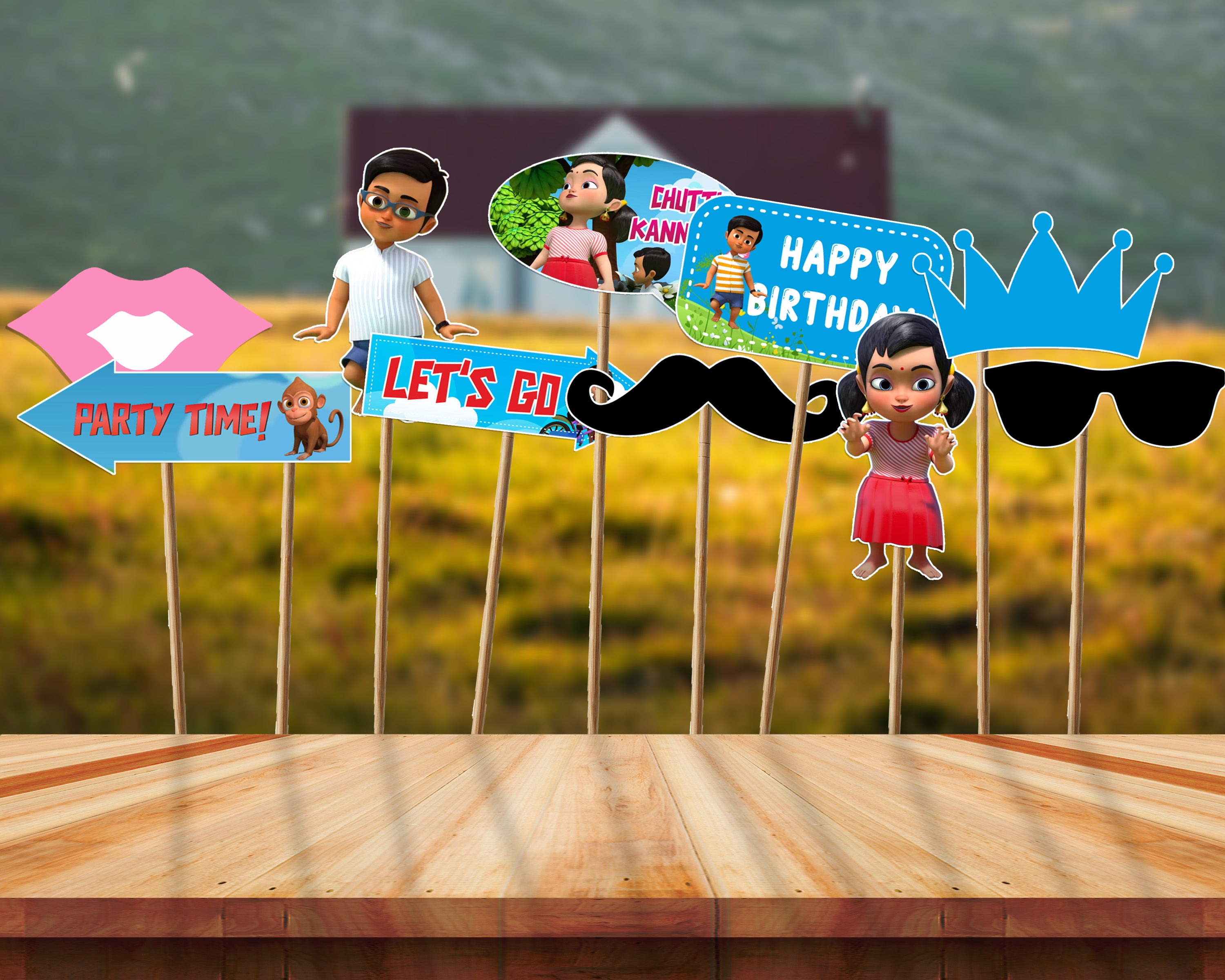 Chutti Kannamma Theme Props