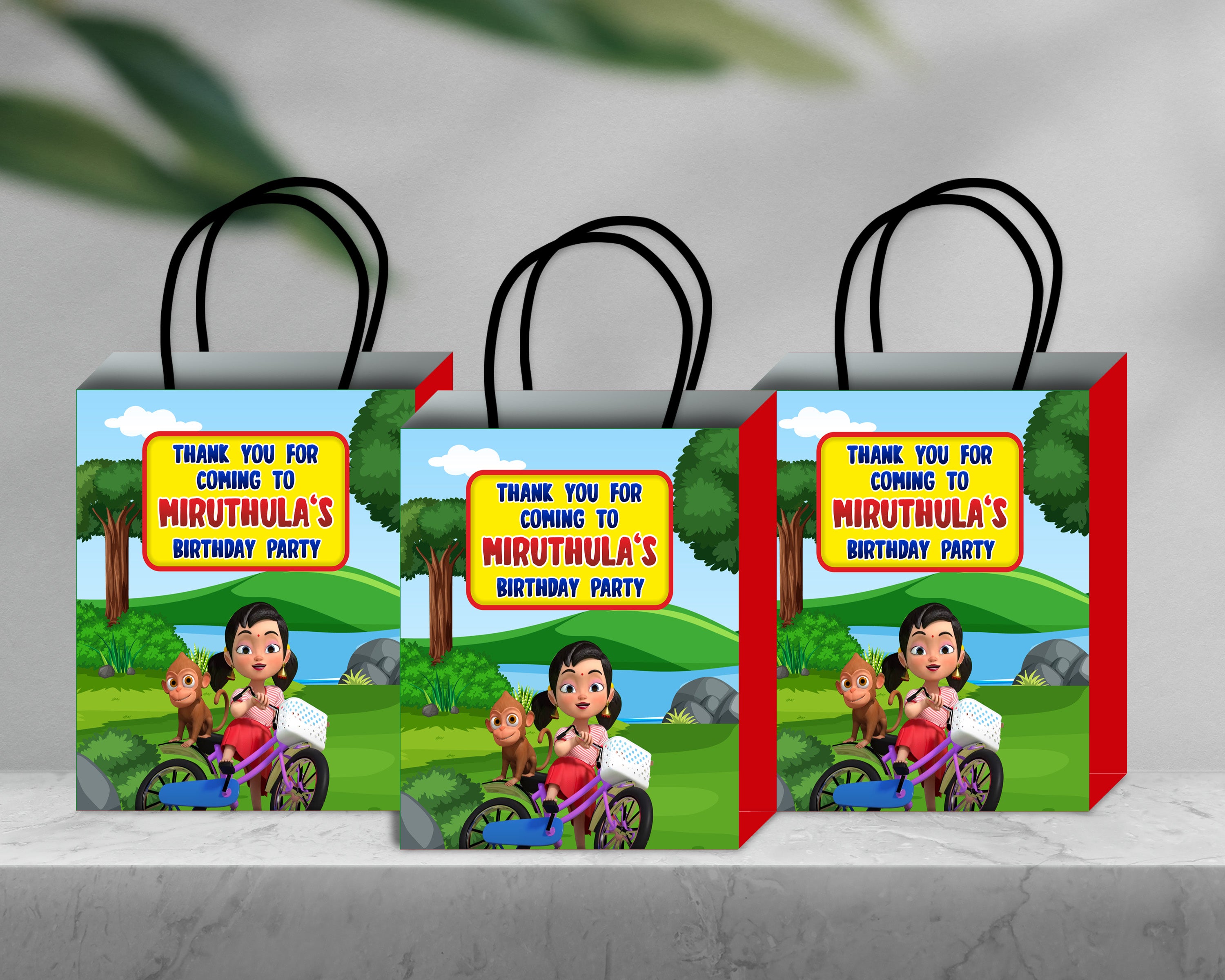 Chutti Kannamma Theme Return Gift Bag
