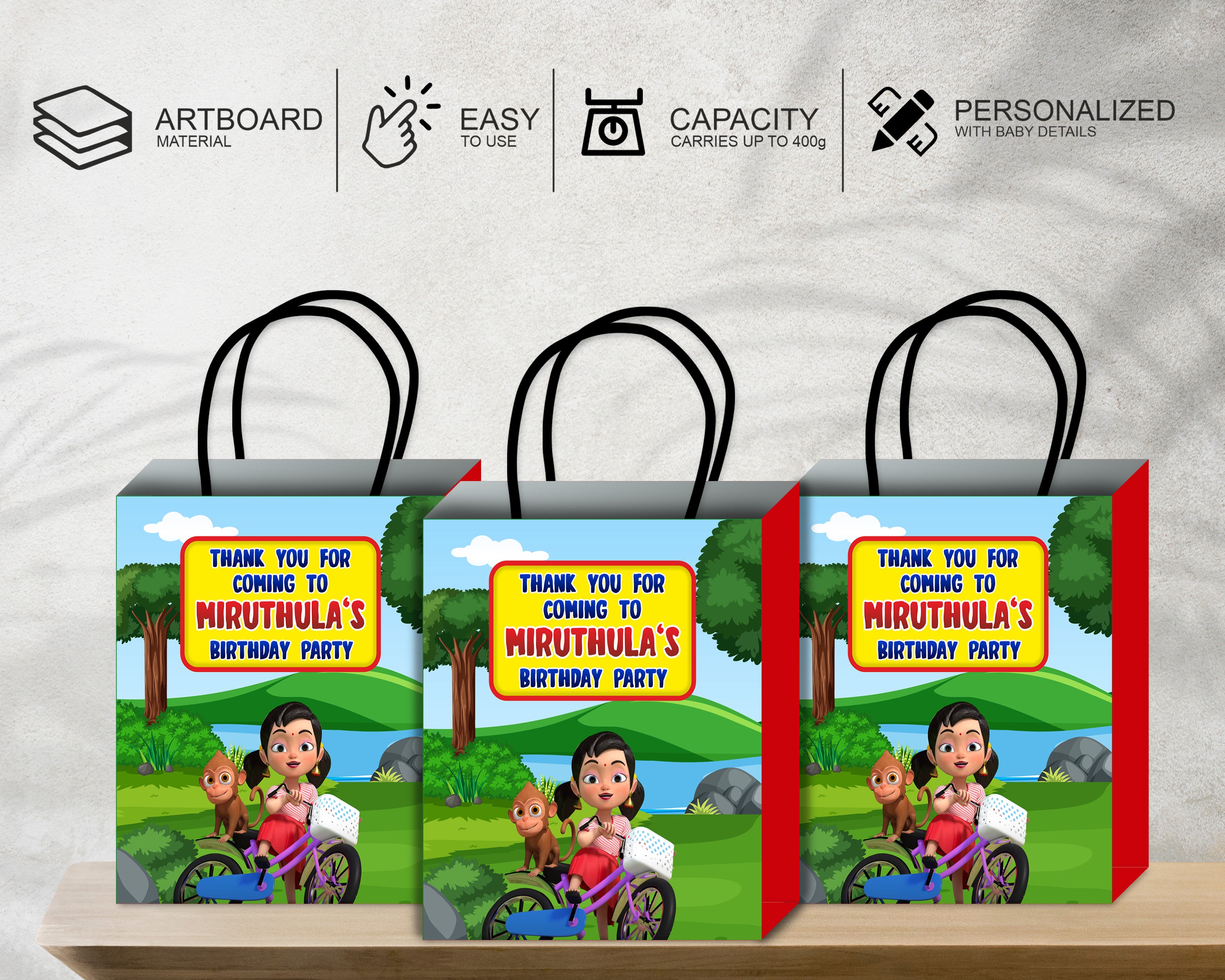 Chutti Kannamma Theme Return Gift Bag