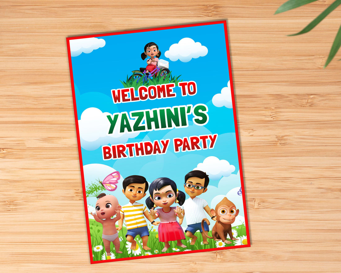 Chutti Kannamma Theme Welcome Board