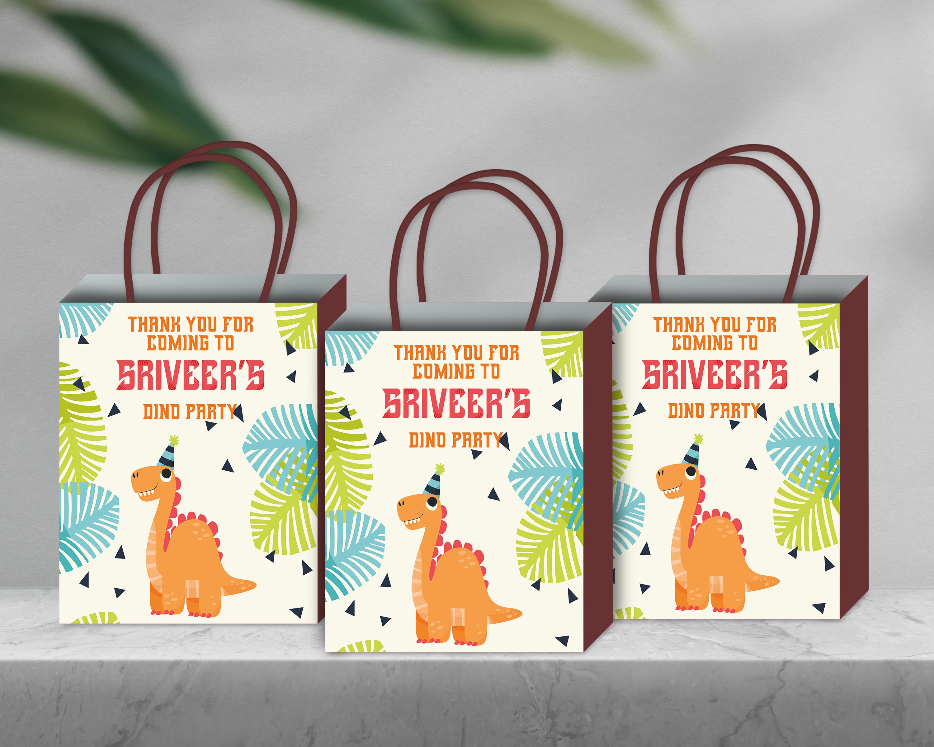 Dinosaur Theme Return Gift Bag