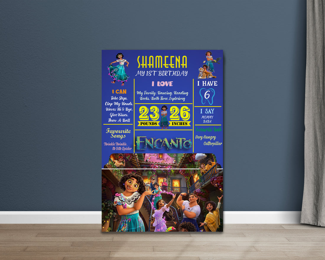 EncantoTheme Customized Chalk Board