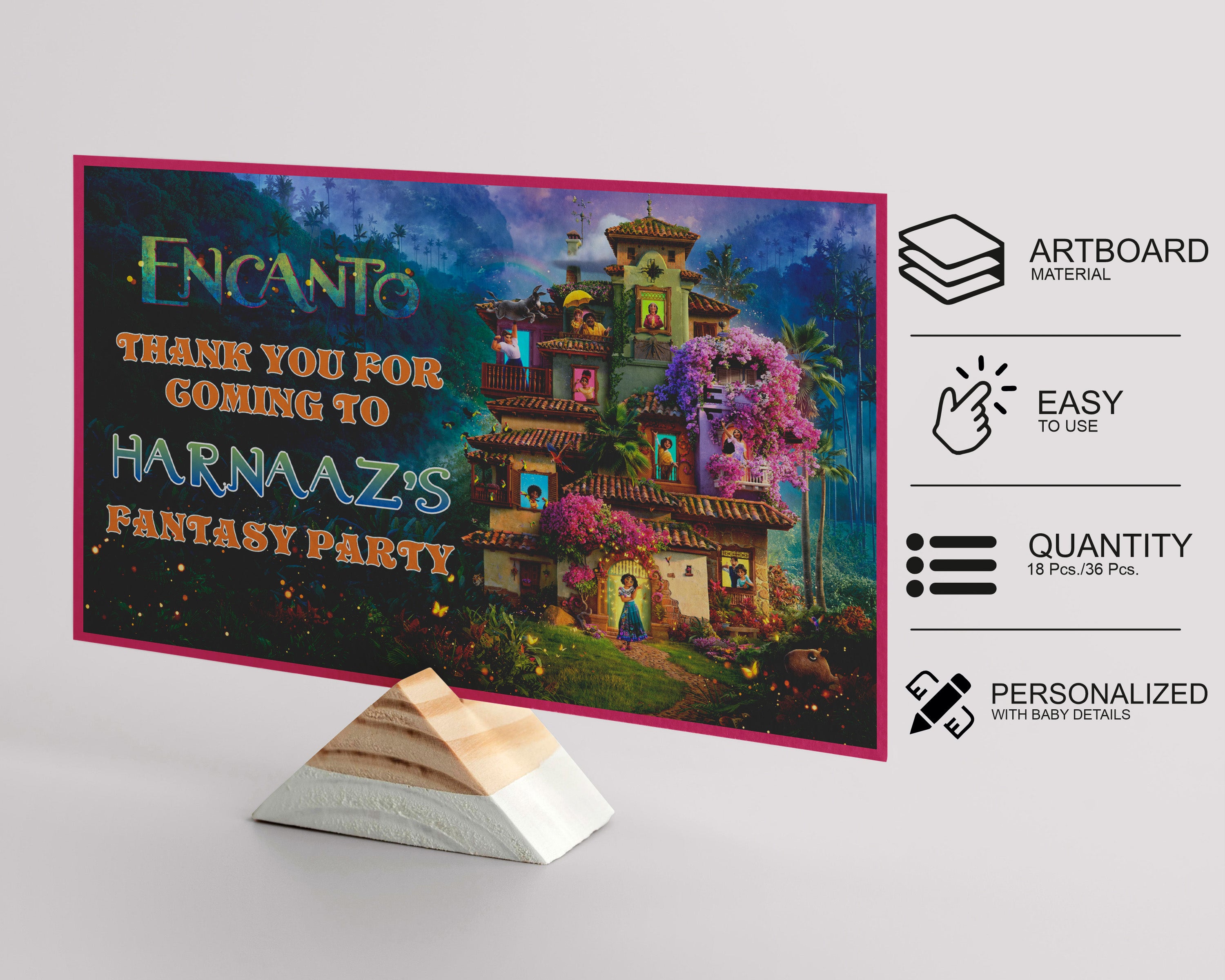 Encanto Theme Thank You Card