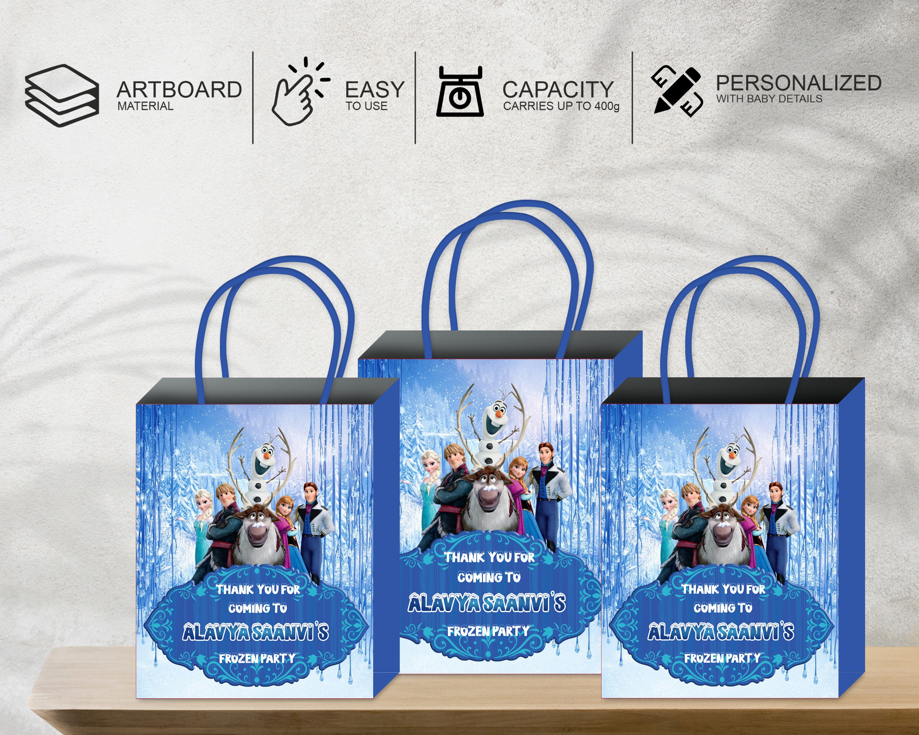Frozen Theme Return Gift Bag
